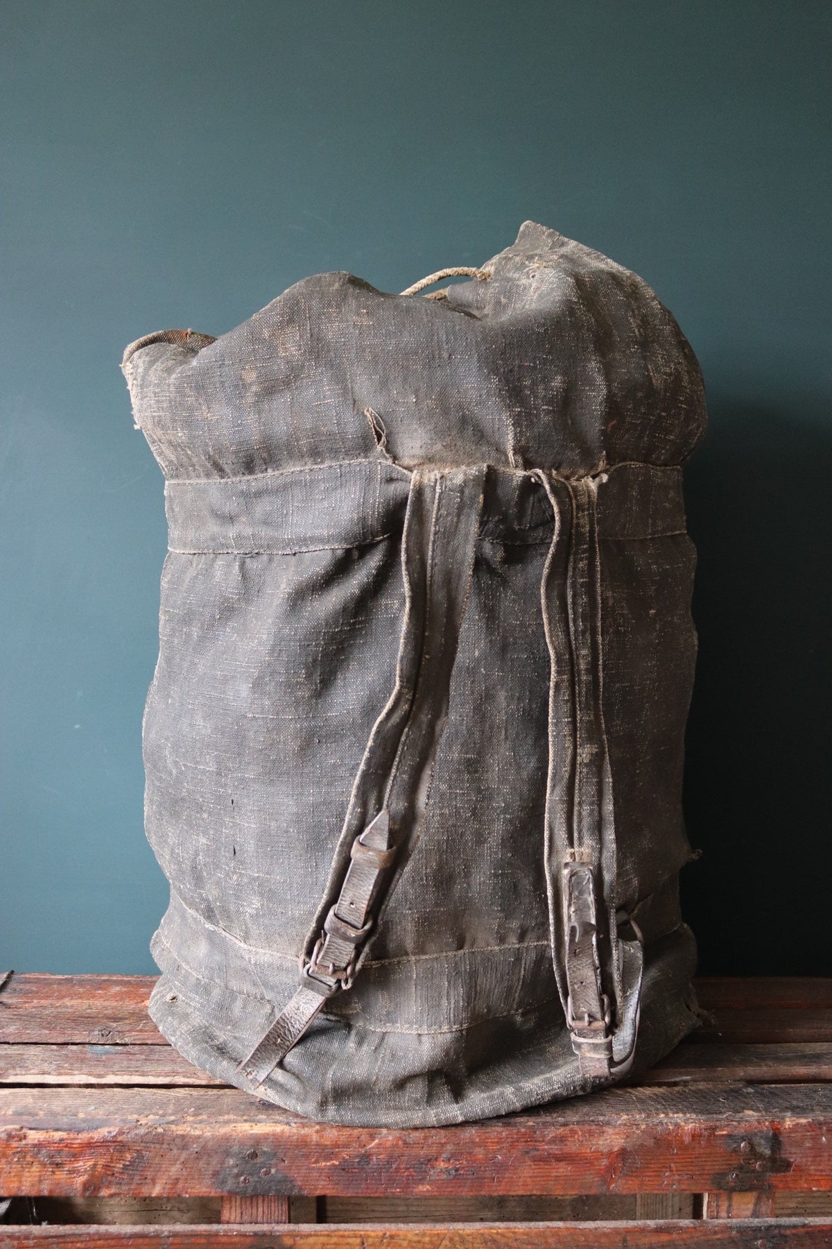 Antique WW1 duffle bag - French navy kit