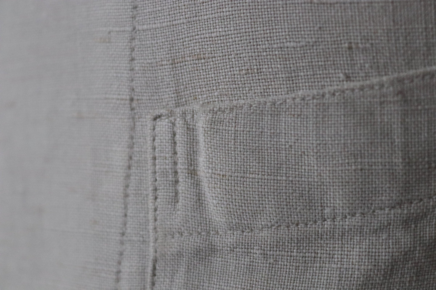 Vintage antique 1920s 1930s French workwear jacket overalls linen duster work chore coat 36” chest xs