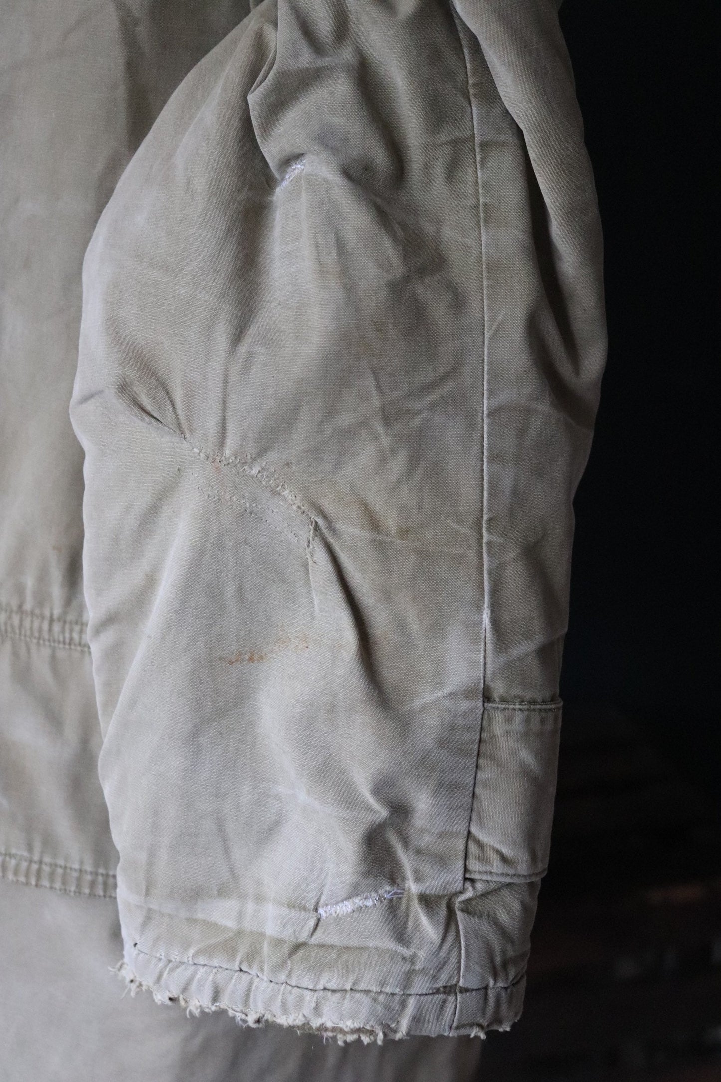 Vintage 1940s 40s WW2 US army military jeep coat mackinaw 42” chest work workwear chore shawl collar