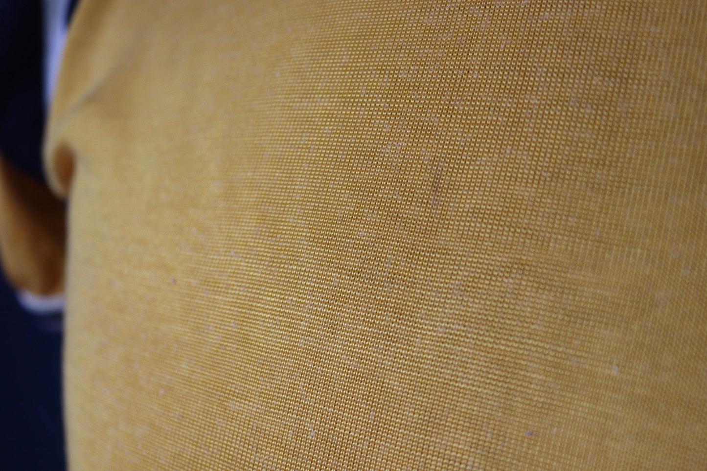 Vintage 1960s 60s 1970s 70s Empire American yellow 60/40 rayon cotton durene t shirt sports sportswear ringer 36” chest baseball Union Made