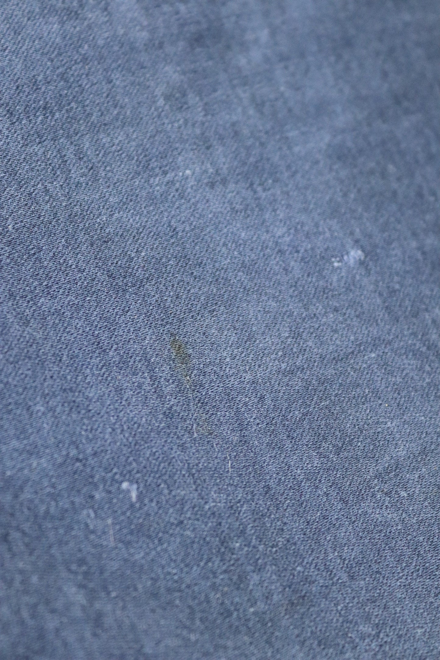 Vintage French workwear trousers pants Le Mont 1930s 1940s indigo blue moleskin cotton work chore 34” x 24”
