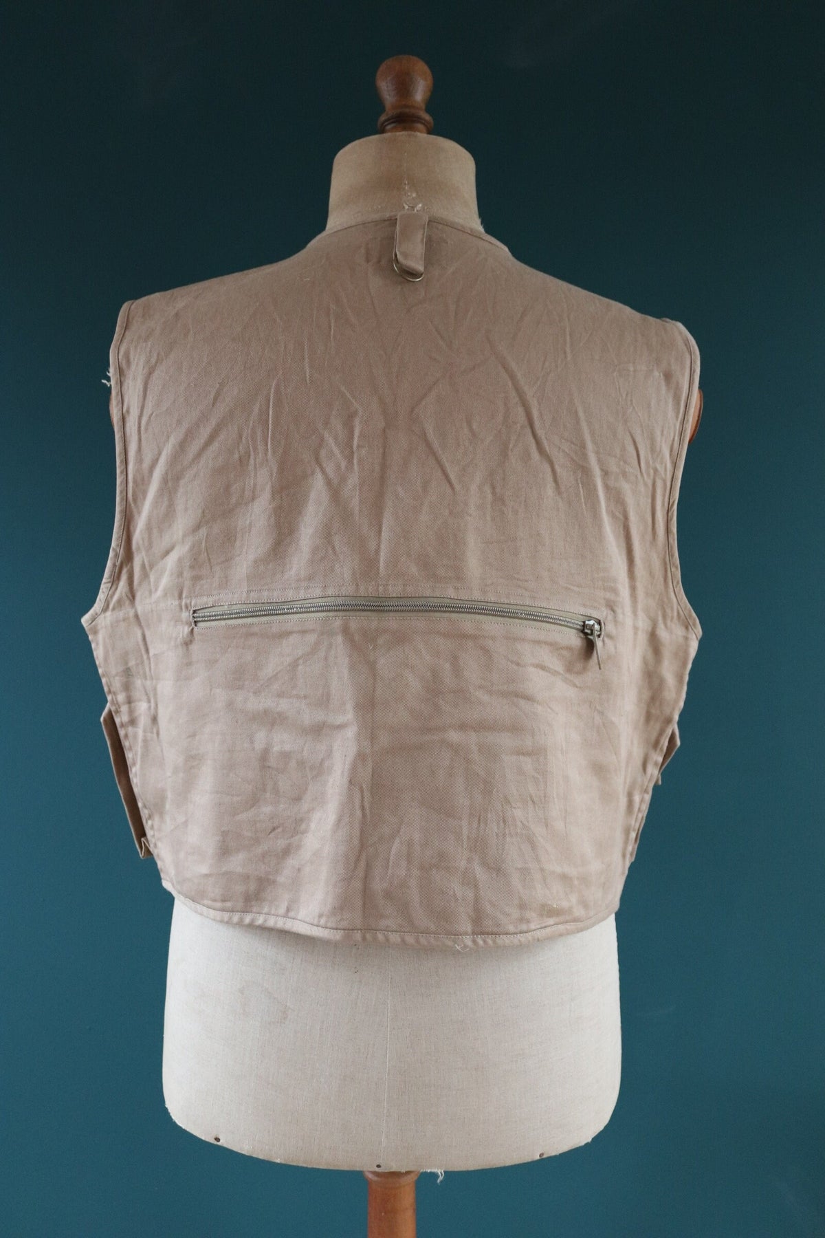 Vintage 1980s fly fishing vest - 1990s wading jacket - utility waistcoat - 48" chest