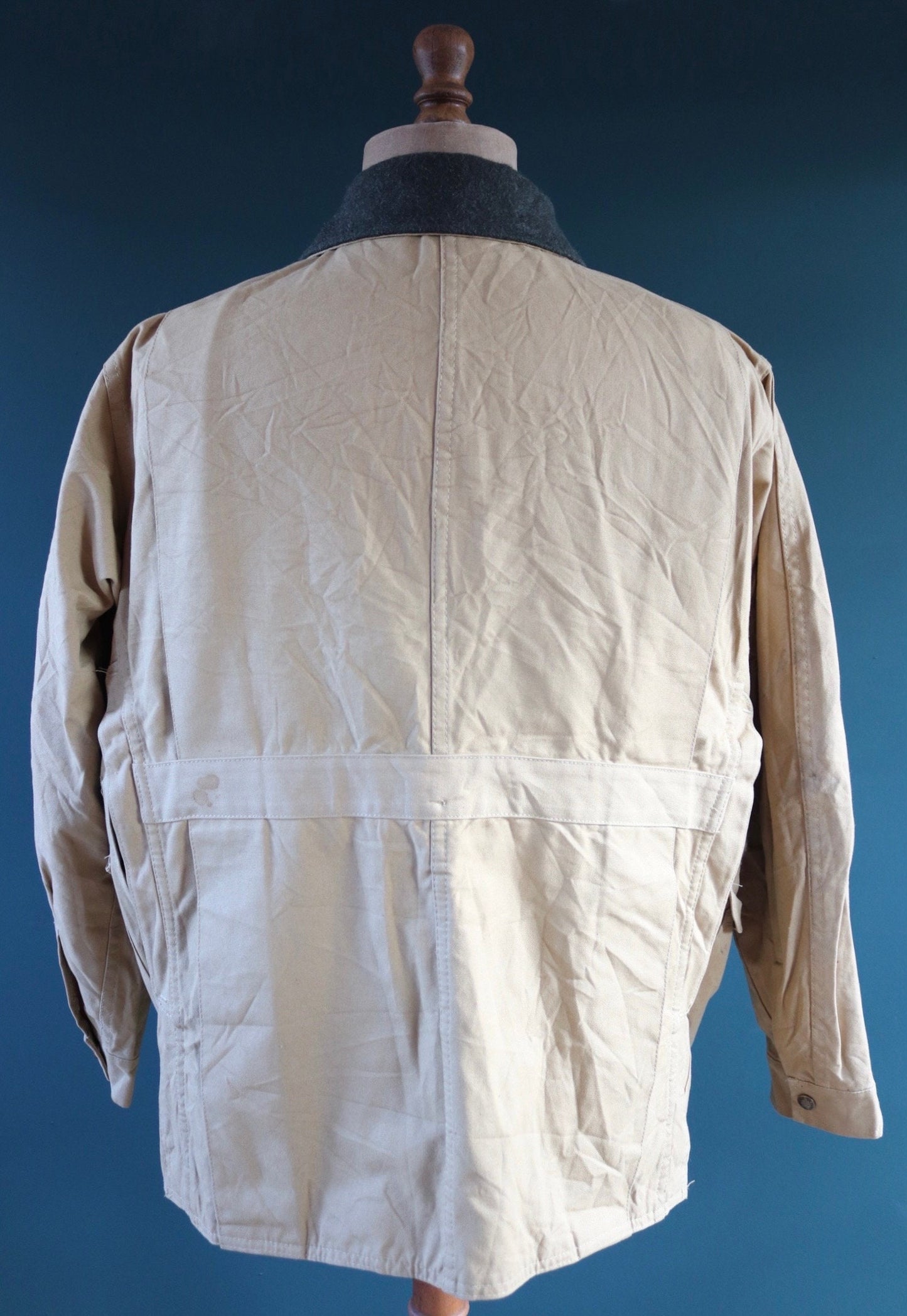 Vintage CC Filson tin cloth cotton canvas cruiser jacket 49” chest workwear work chore waterproof hunting