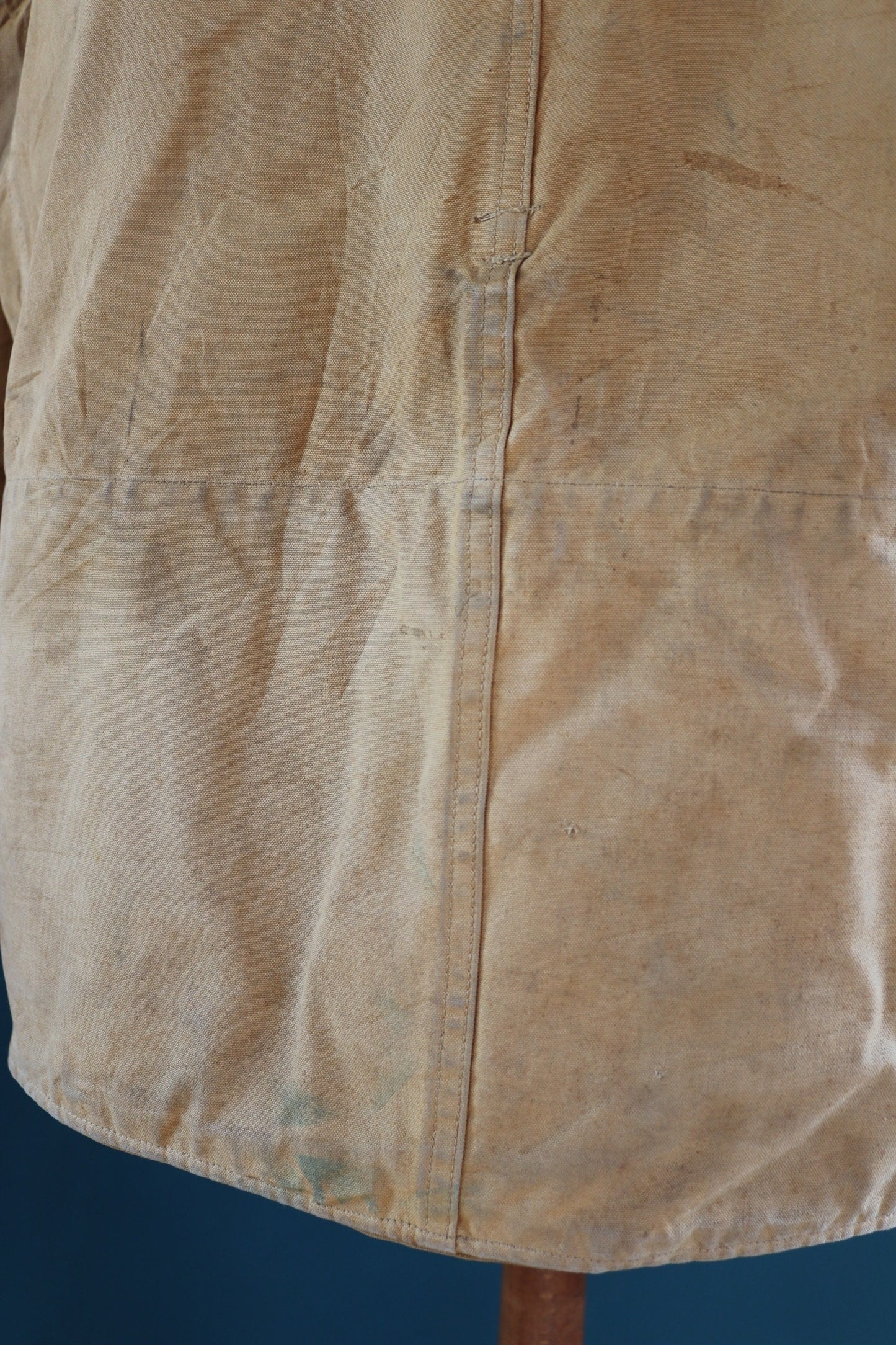 Vintage 1930s 30s Duxbak Utica Mohawk duck cotton canvas work chore hunting shooting jacket workwear 54” chest