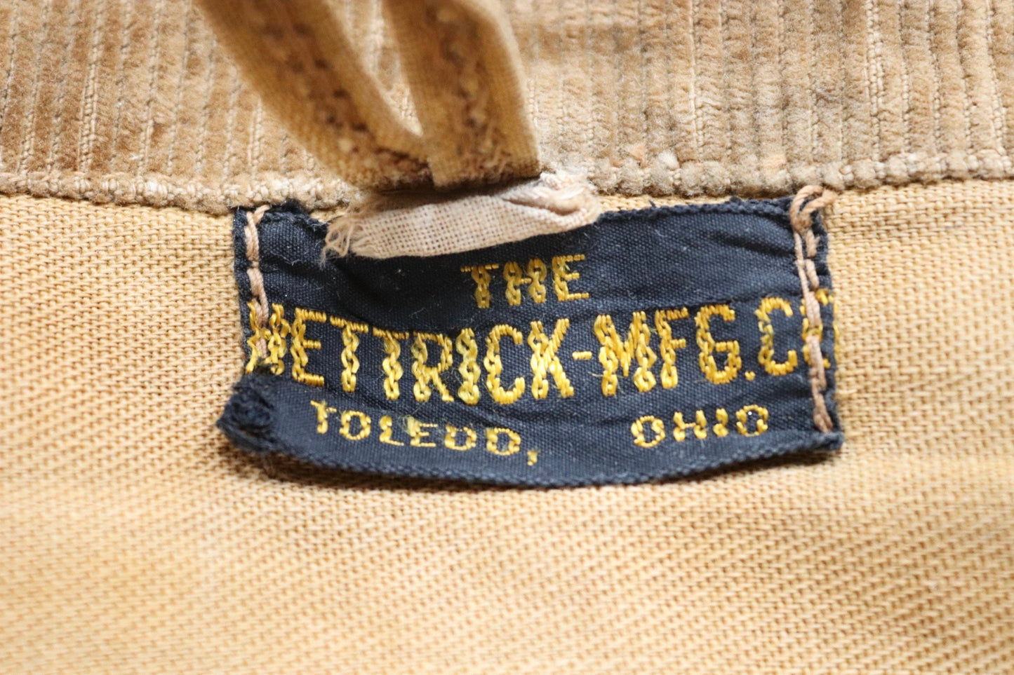 Vintage 1920s 20s tin cloth duck cotton canvas hunting shooting jacket 48” chest Hettrick American workwear work chore