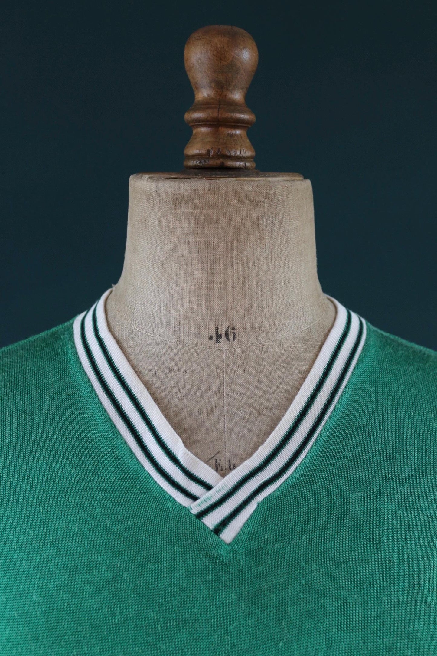 Vintage 1970s 70s New Era Fiddlers Green nylon durene shirt sports sportswear ringer 36” chest football sportswear sports USA
