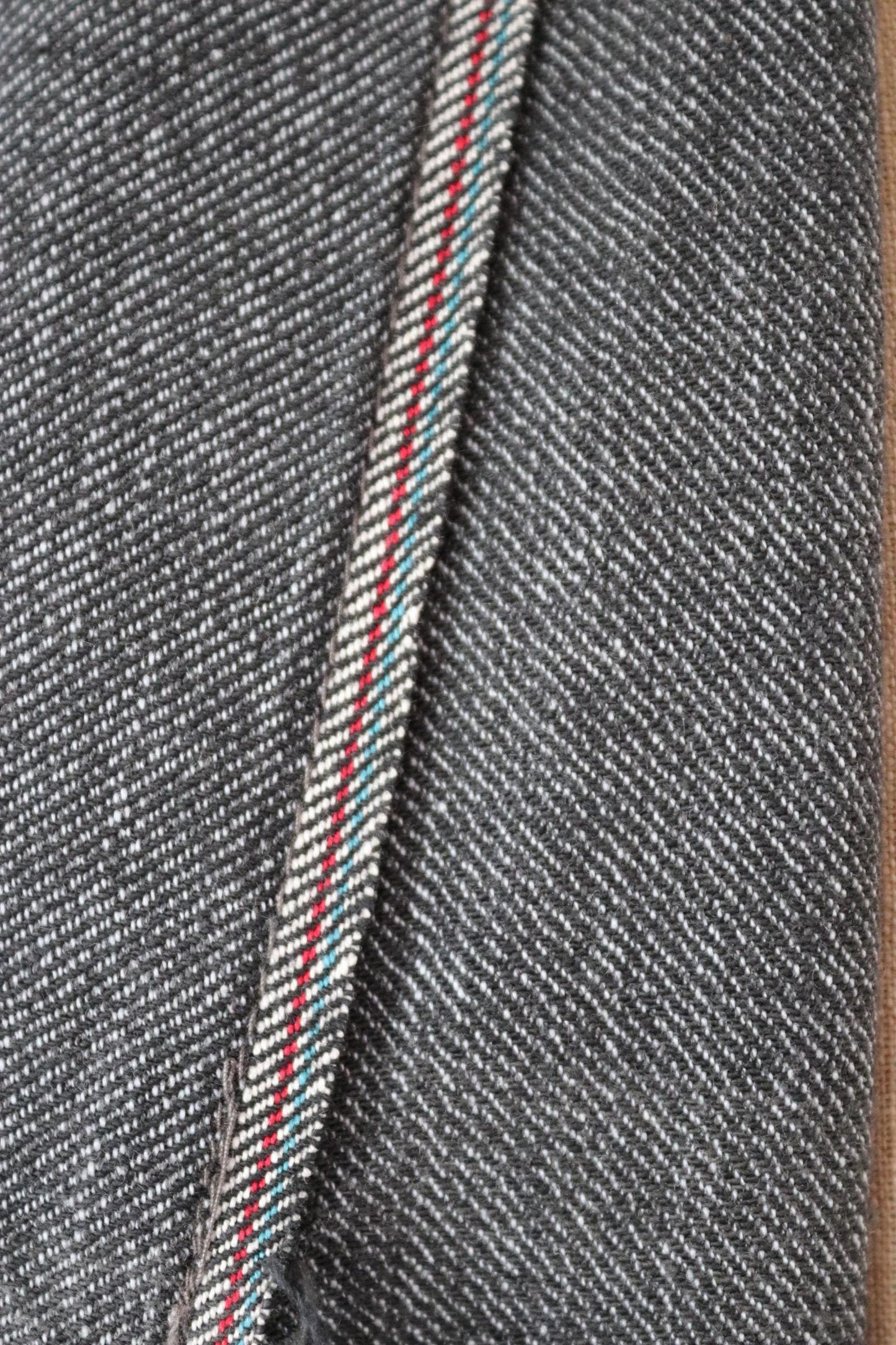 Vintage French workwear jacket salt pepper grey long coat overall 1950s 1960s factory machinist 44” chest selvedge