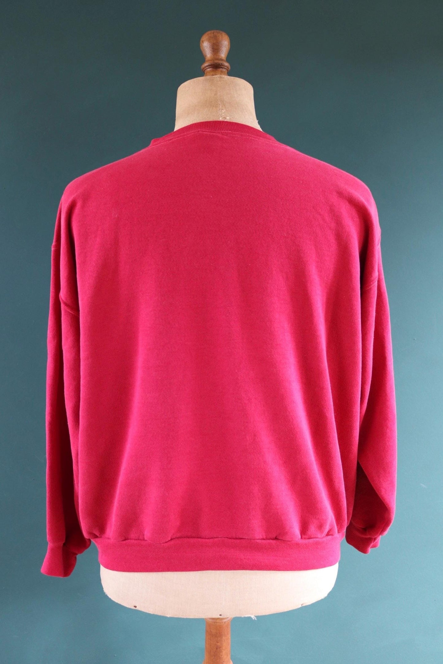 Vintage 1970s 70s 1980s 80s Russel Athletic pink red University of Alabama sweatshirt 48" chest sportswear 50 50