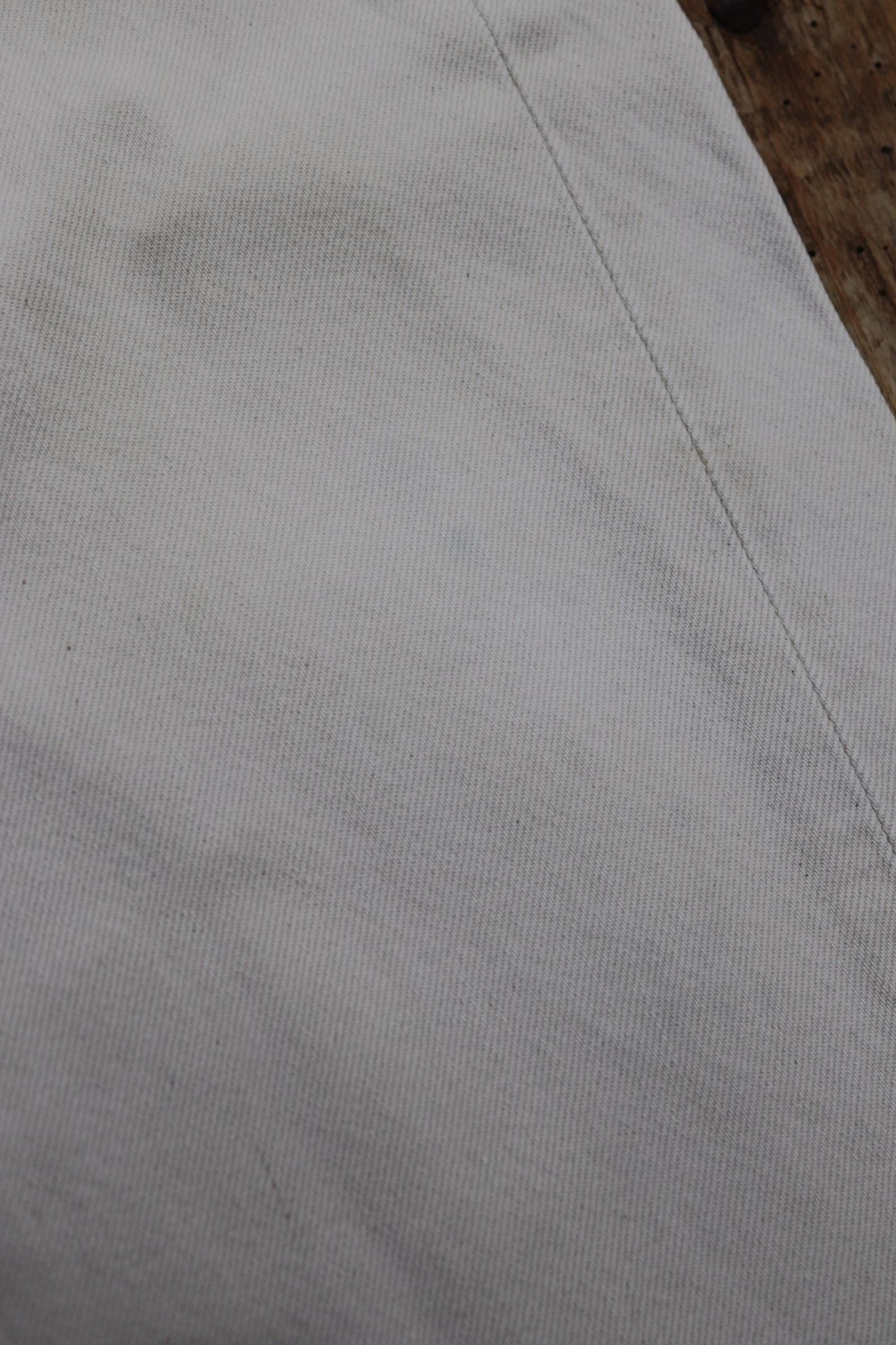 Vintage 2000s Levis 501 white denim jeans - Levi Strauss red tab - small e - button fly - 29” x 31” - mod