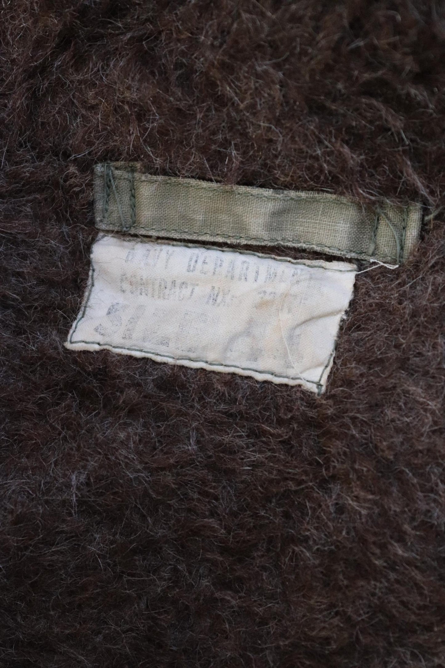 Vintage 1940s 40s WW2 USN US navy naval khaki green military overcoat parka coat jacket foul wet weather 44” chest PT boat torpedo deck