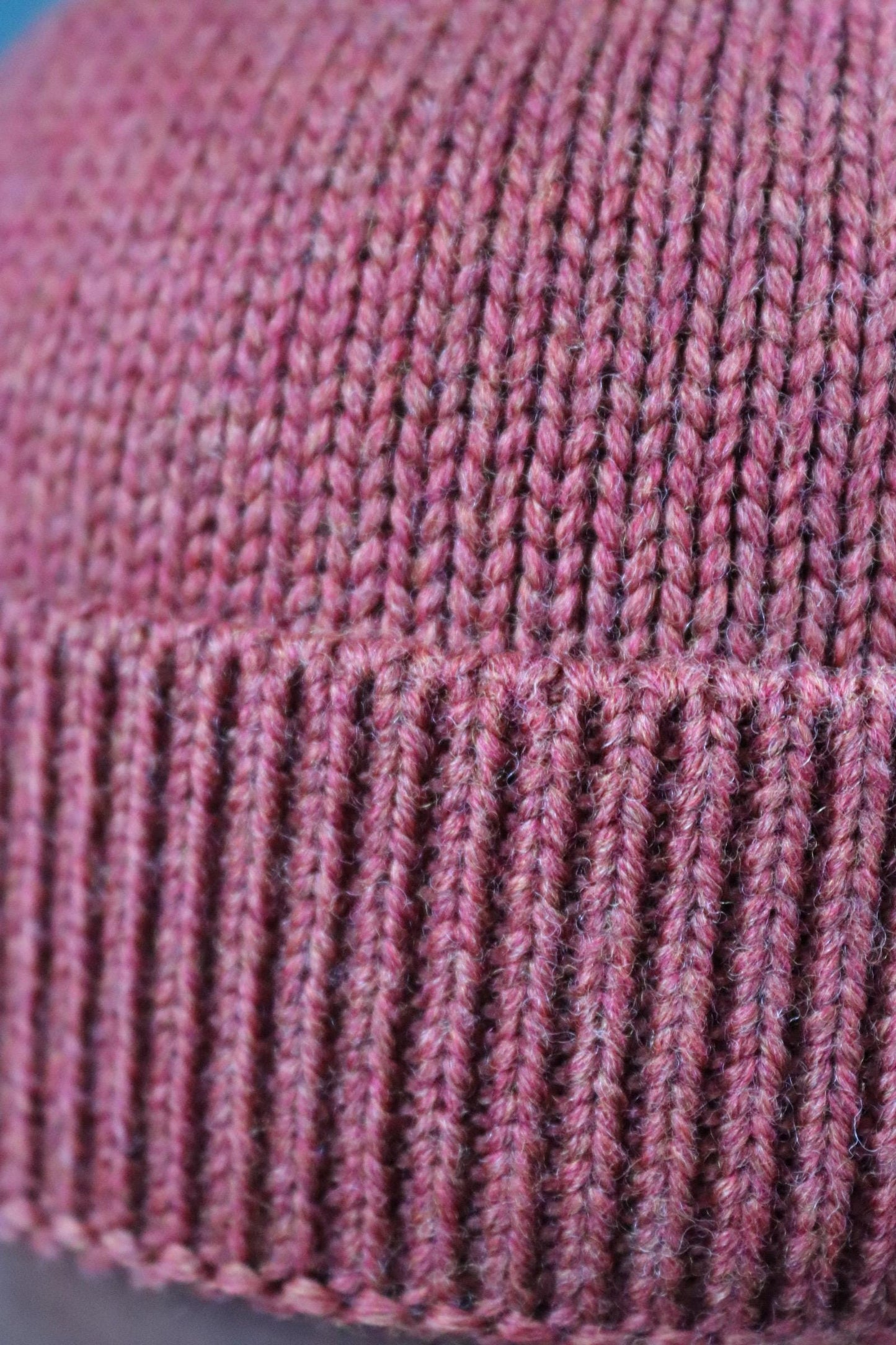 40 Colori 100% merino wool fisherman’s beanie hat watch cap rust brown made in Italy