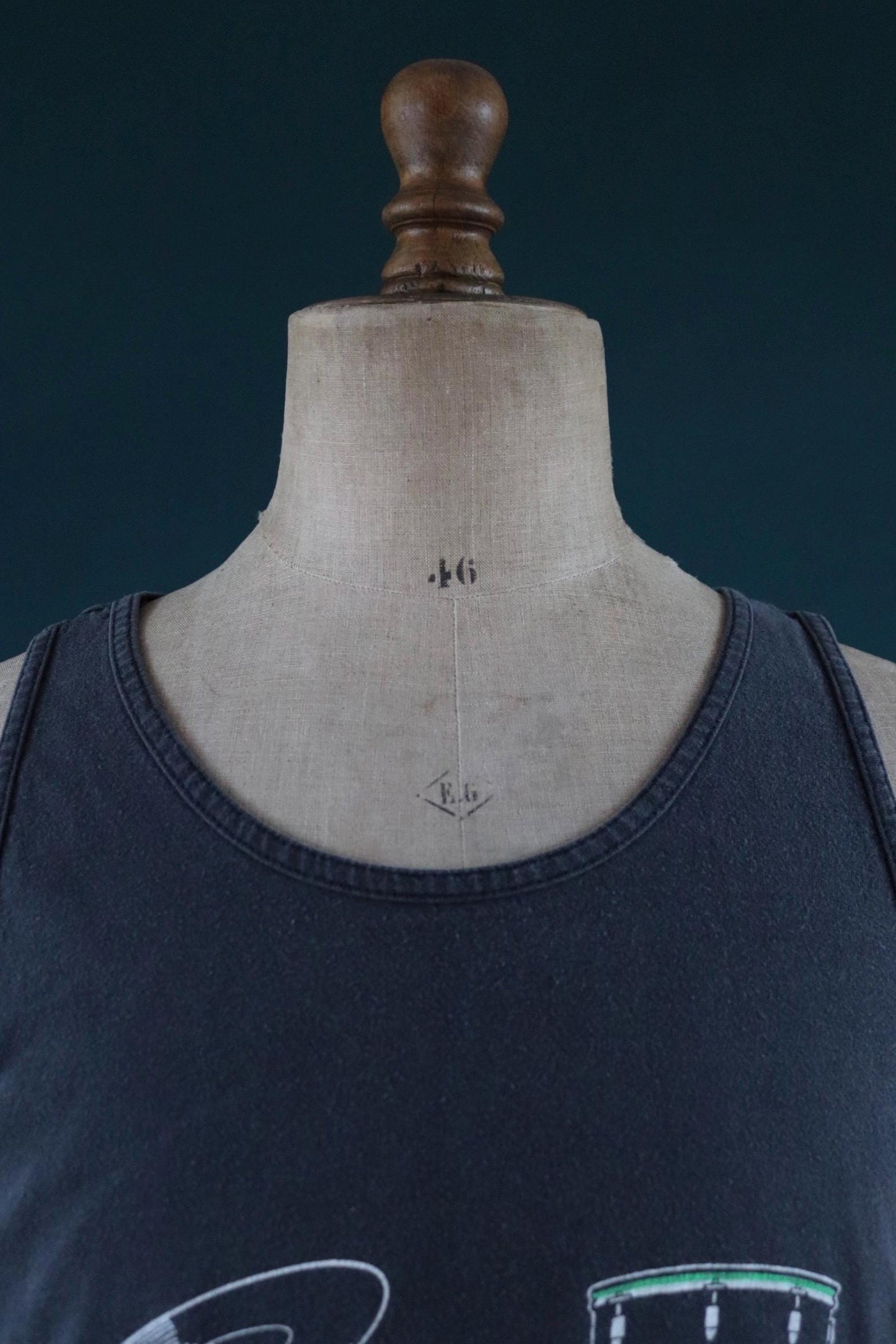 Vintage 1990s 90s faded black Gorilla Snot music neon print cotton singlet vest sports sportswear t shirt 44” chest