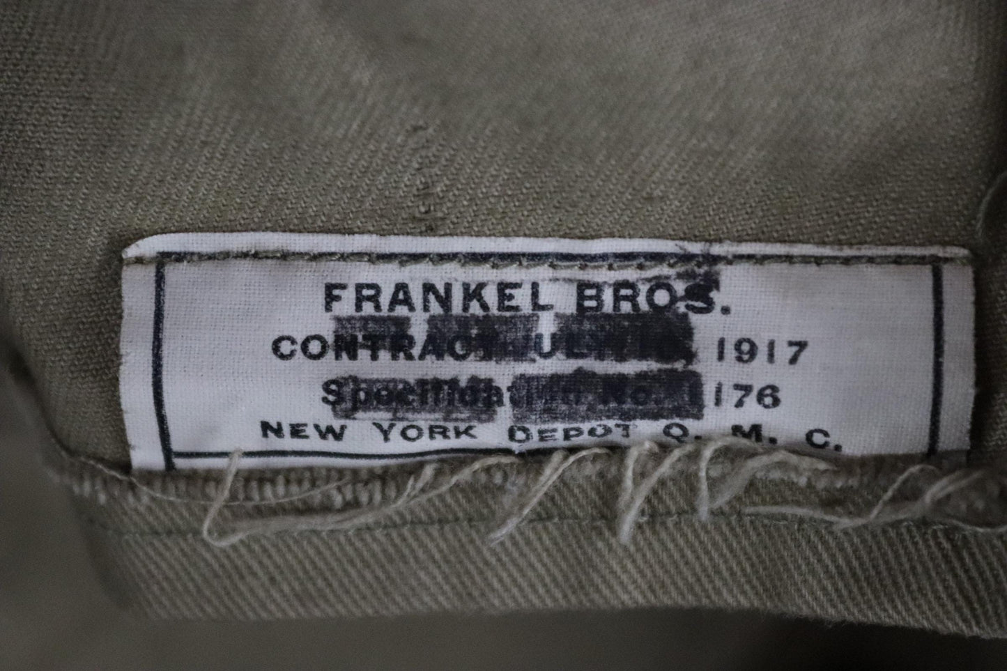 Vintage antique 1910s 10s WW1 M1917 M 1917 US army military doughboy khaki green wool trench great coat overcoat 42” chest