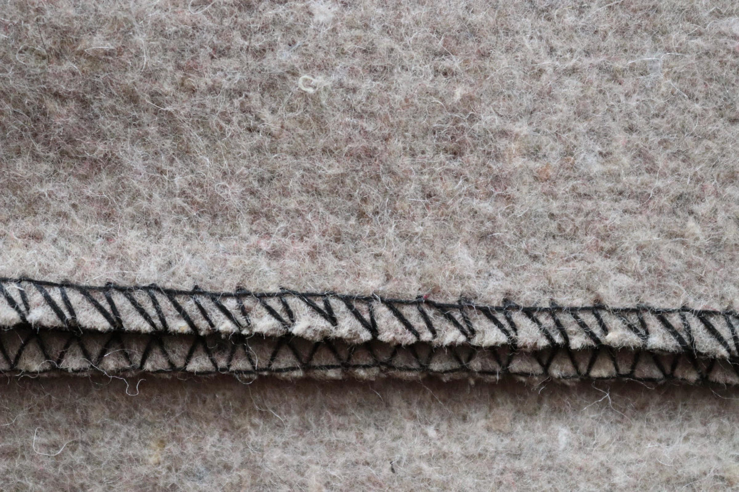 Vintage 1960s Swiss army blanket - military wool rug - chain stitched - for log cabin, camping, sofa throw, bed, picnic