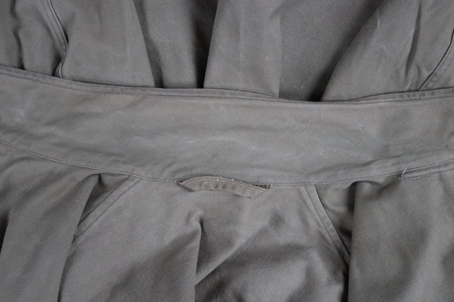 Vintage French army jacket 1950s M47 M 47 field utility military 44” chest khaki green