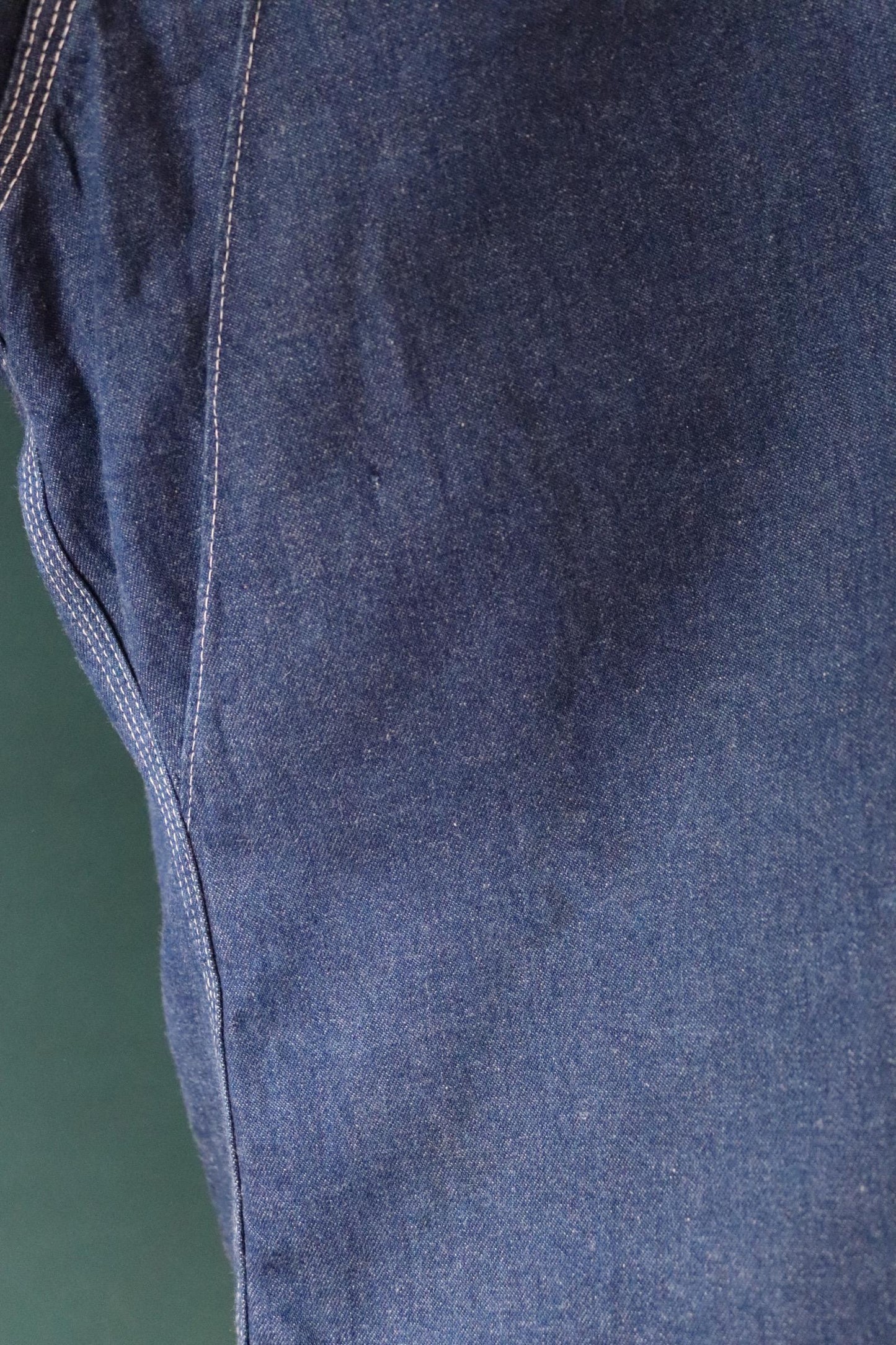 Vintage 1990s Dickies denim jacket - blue blanket lined workwear - barn chore - 59” chest