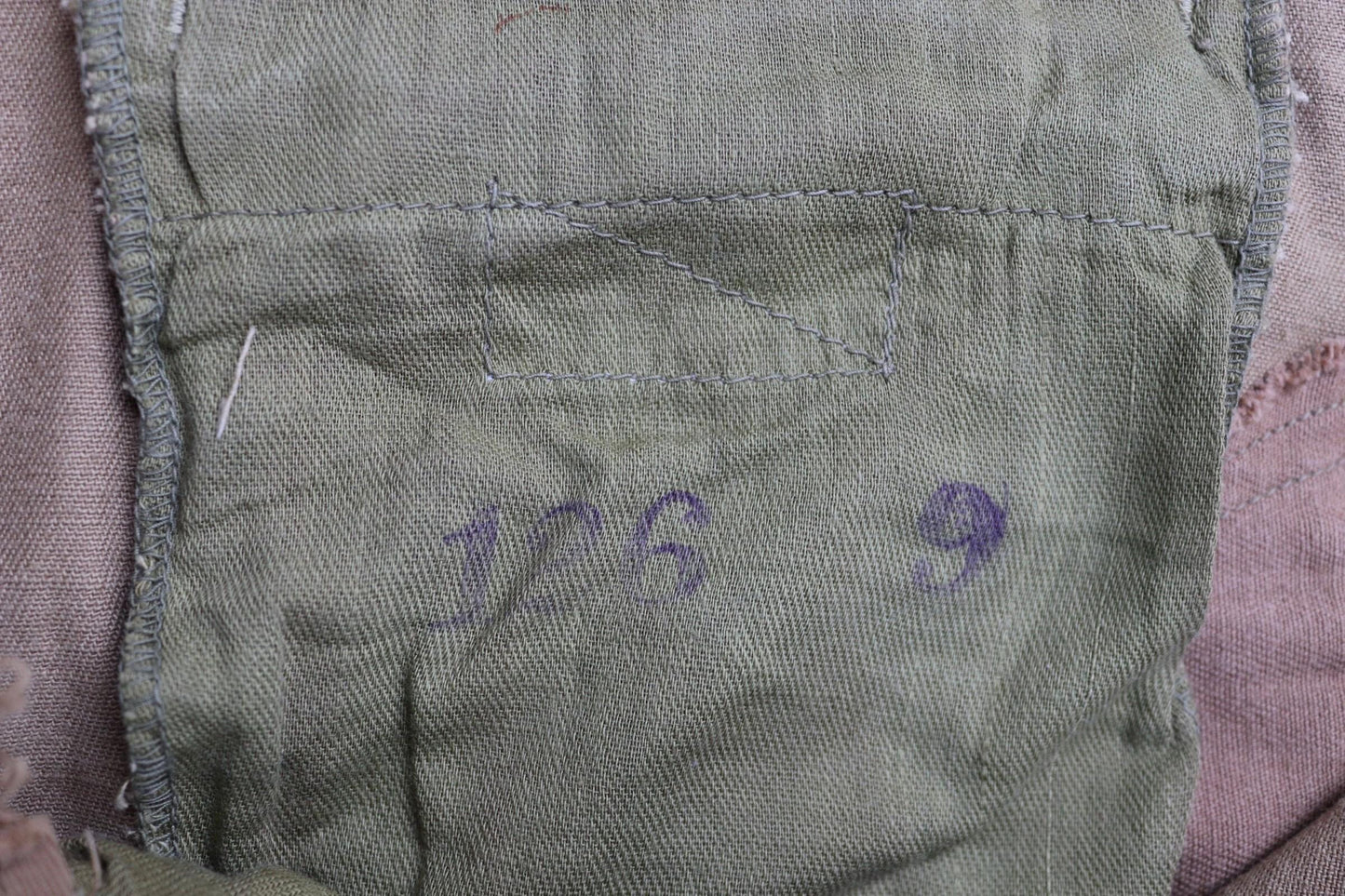 Vintage 1940s jodhpurs riding workwear khaki brown cotton twill hunting breeches 29” x 24” Union Made work chore lace up