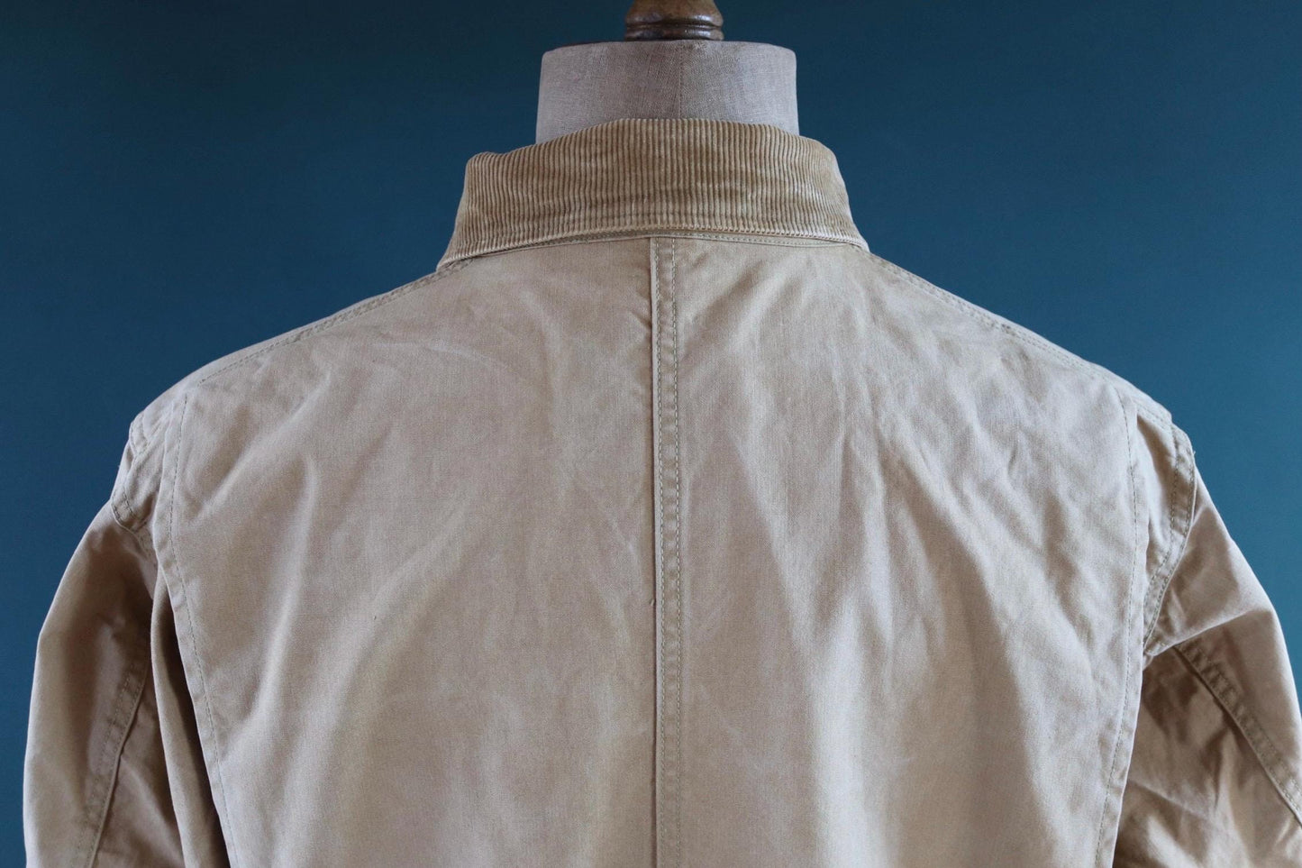 Vintage 1940s 40s Duxbak Utica Aero tan brown duck cotton canvas jacket hunting shooting American 48” chest work workwear chore