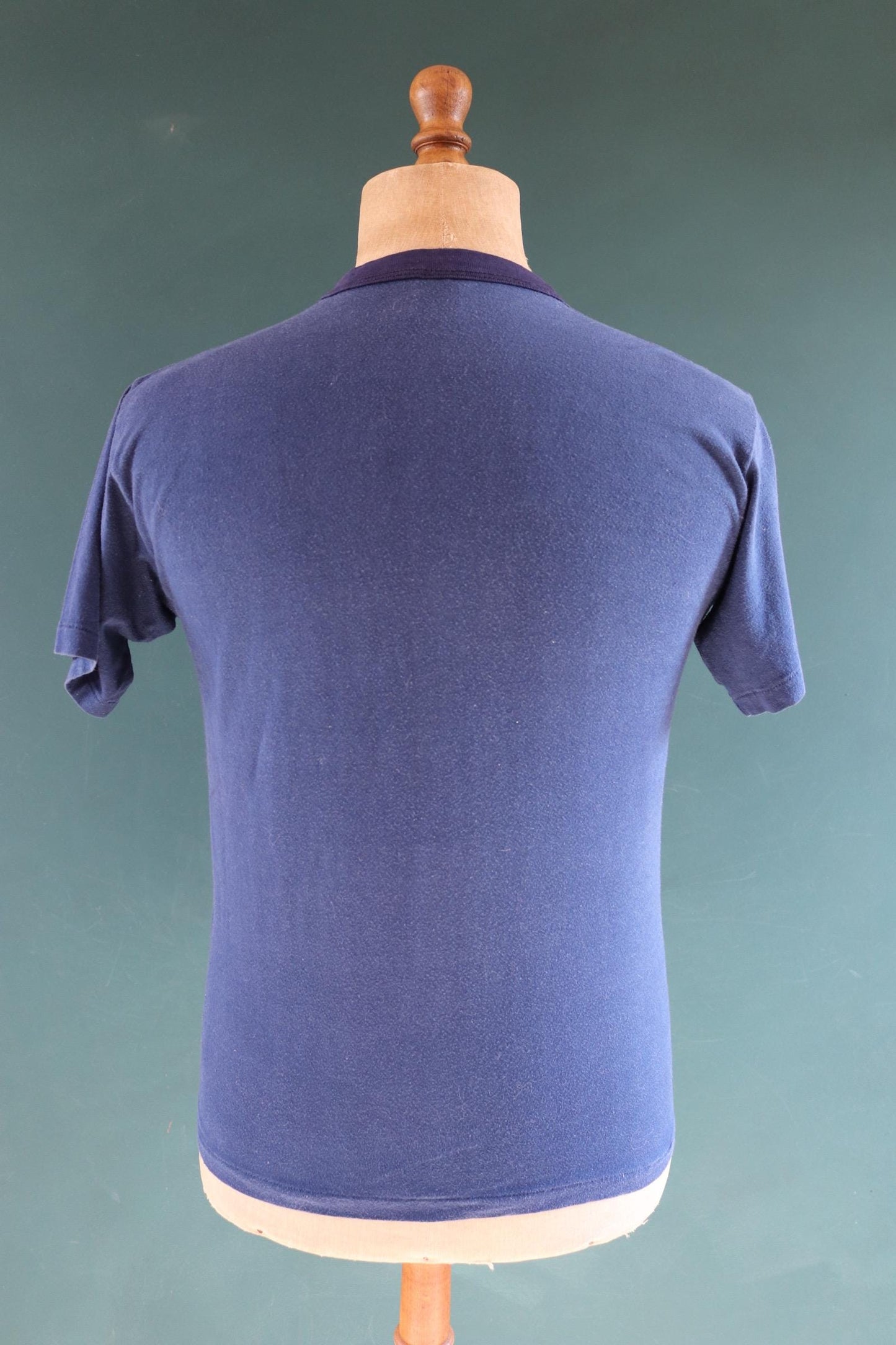 Vintage 1980s navy blue t shirt - American college sportswear - 38” chest