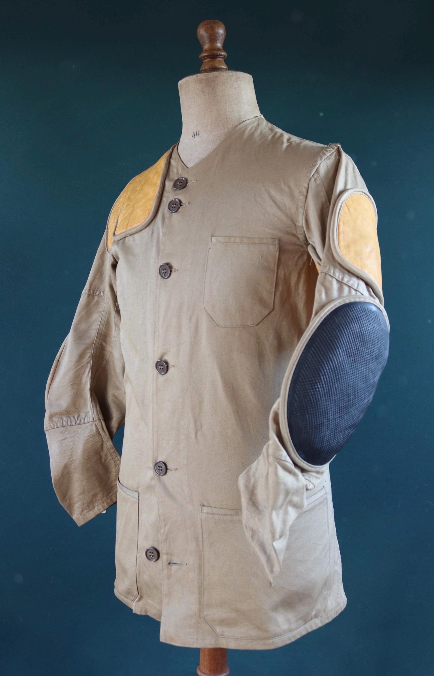 Vintage 1950s 50s 1960s 60s 10-X hunting shooting rifle jacket 39” chest half belt action back
