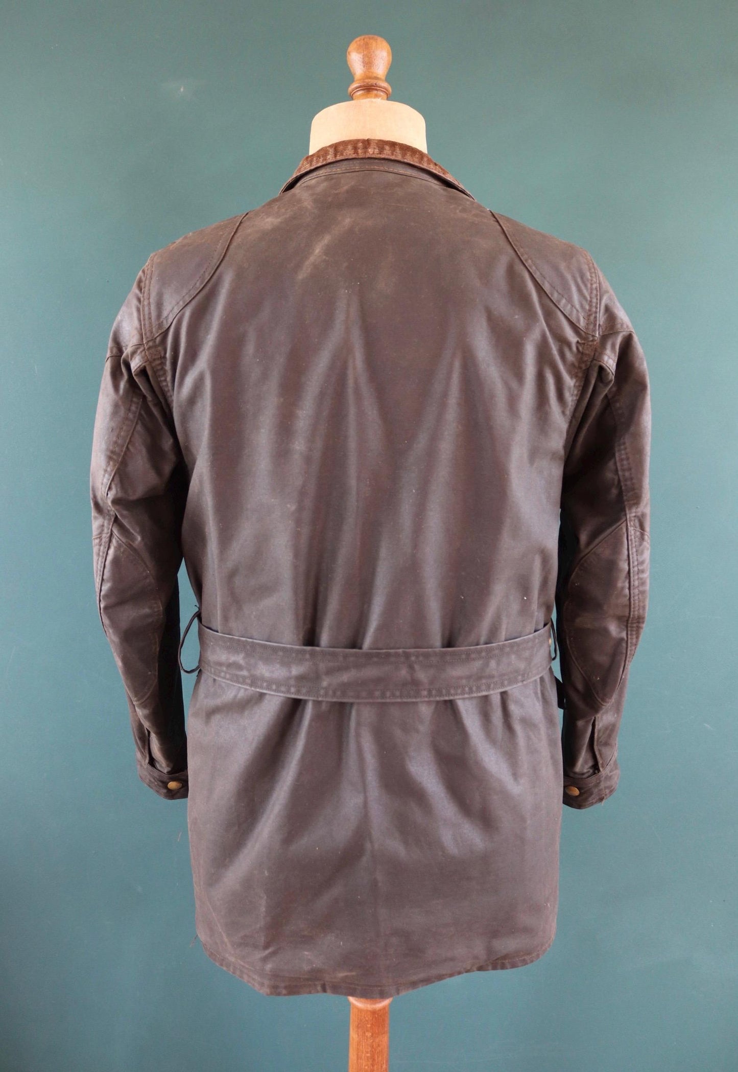 Vintage 1970s Belstaff International jacket - waxed cotton - motorcycle trial bike racing - 40" chest