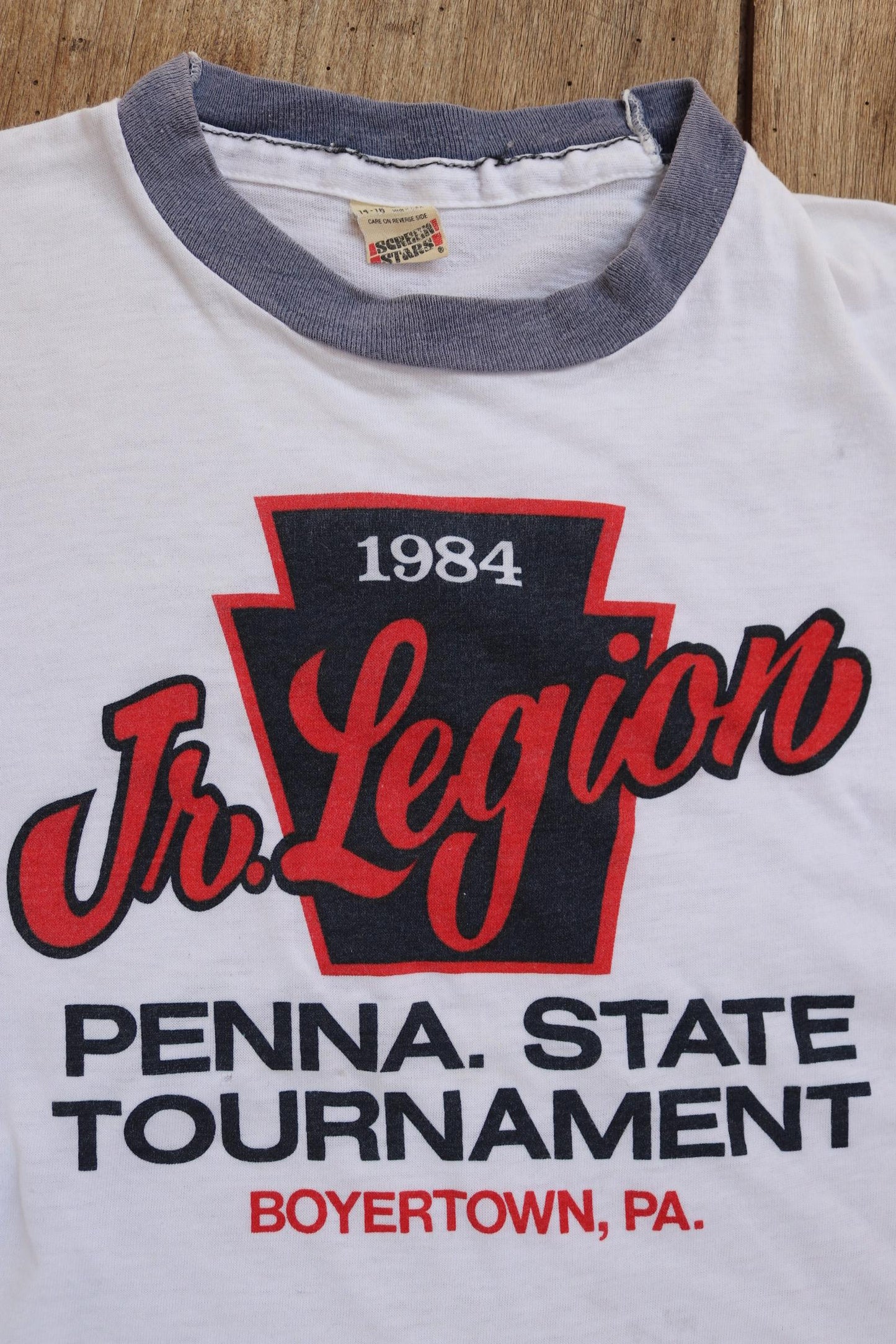 Vintage 1980s kids t shirt - junior legion - sportswear - 32” chest