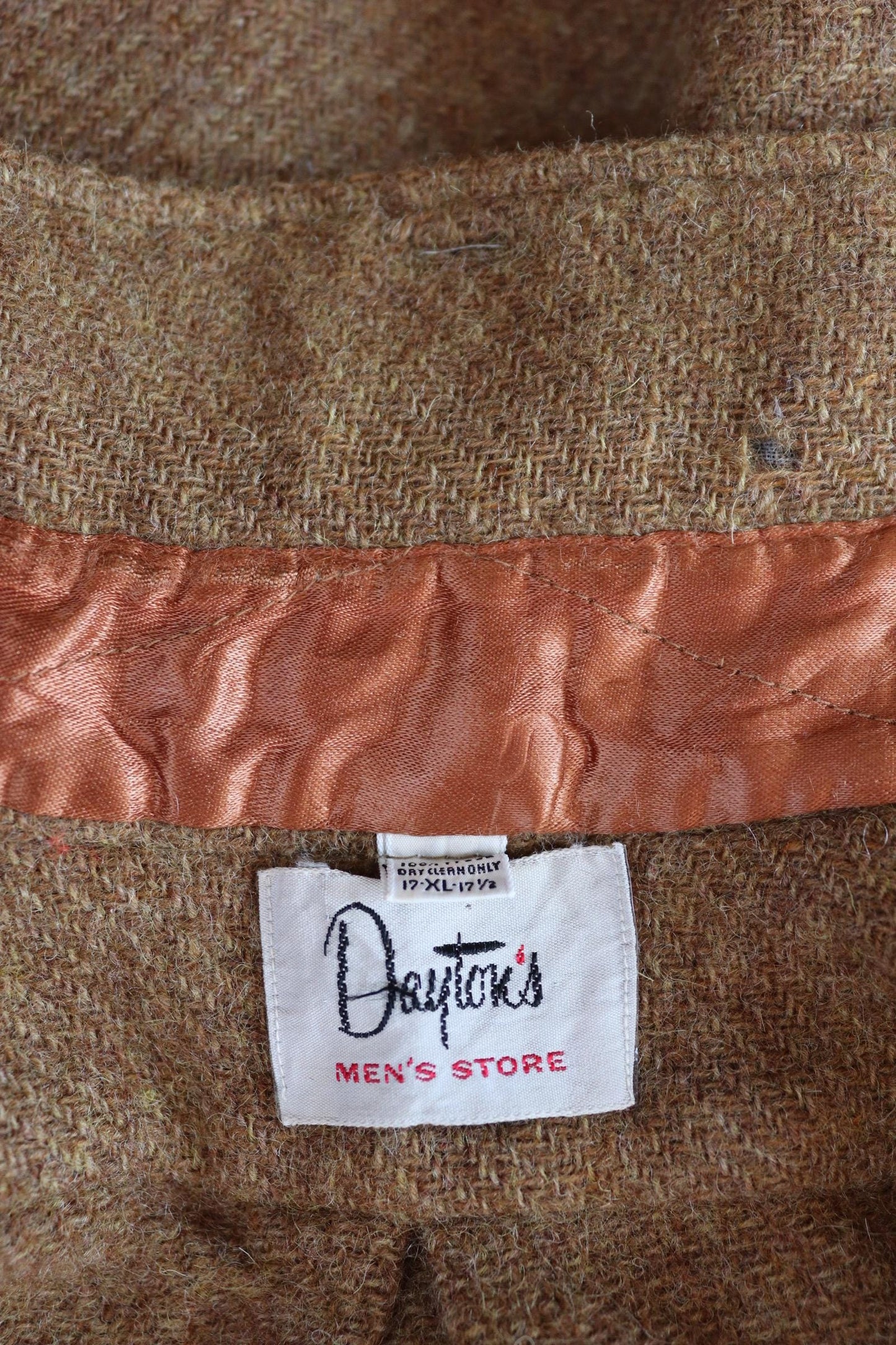 Vintage wool shirt 1960s button down roll collar Dayton’s Ivy League style 50” chest