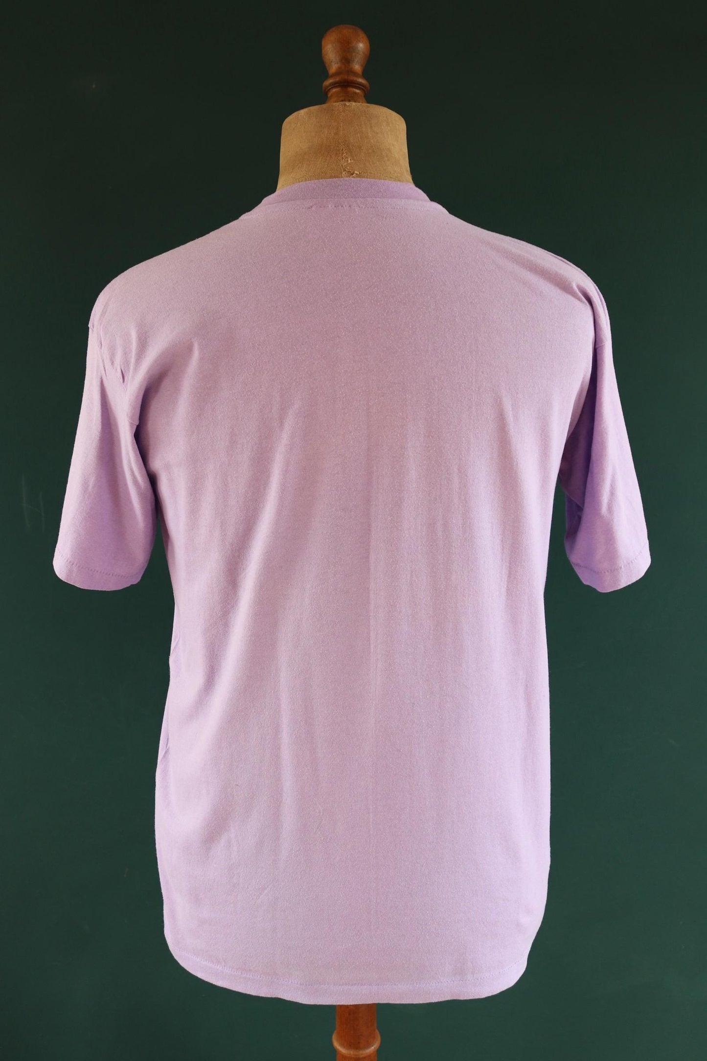 Vintage 1980s hurricane Hugo t shirt - lilac purple - neon graphic - single stitch tee - 40” chest
