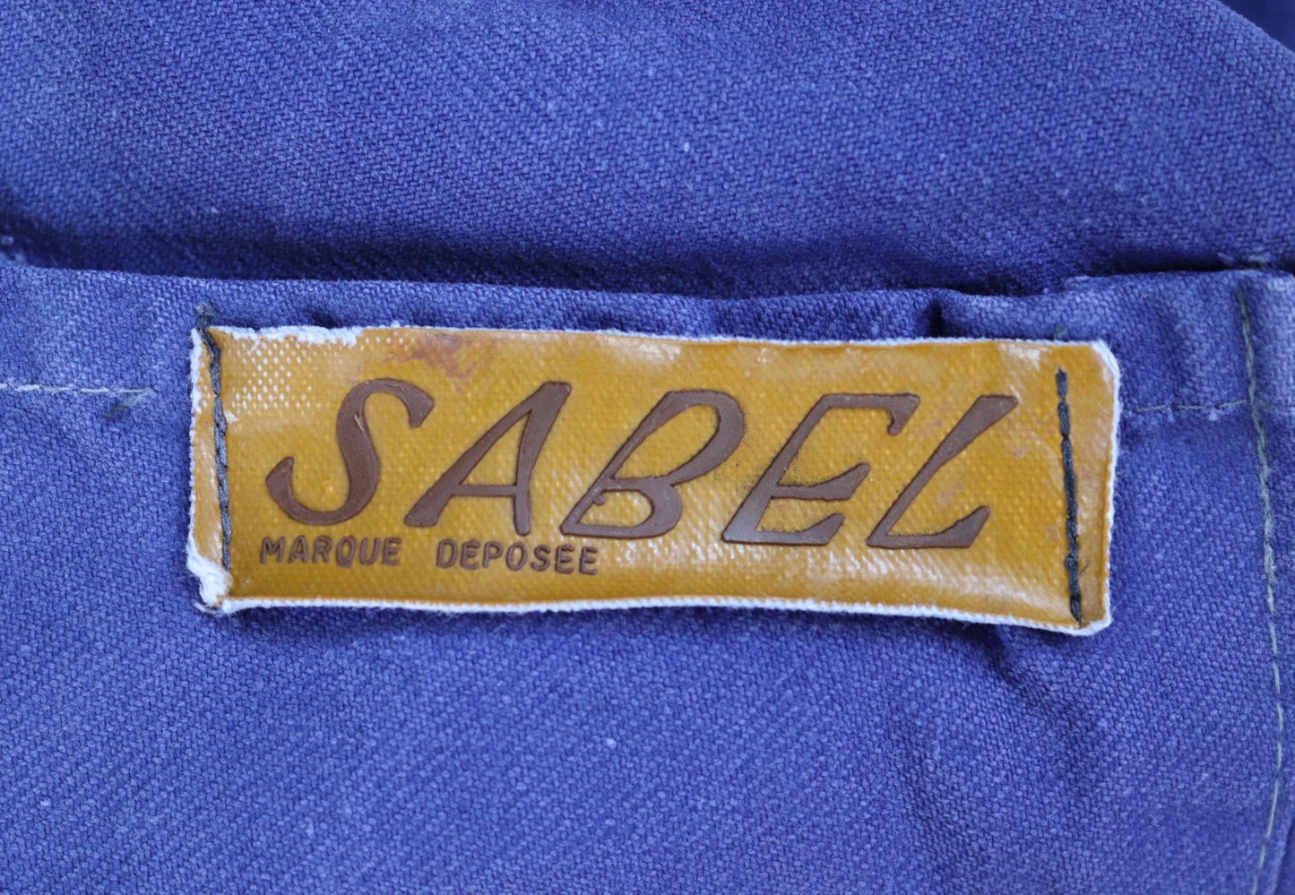 Vintage French blue workwear jacket - 1960s chore coat - cotton twill - 40” chest - bleu de travail
