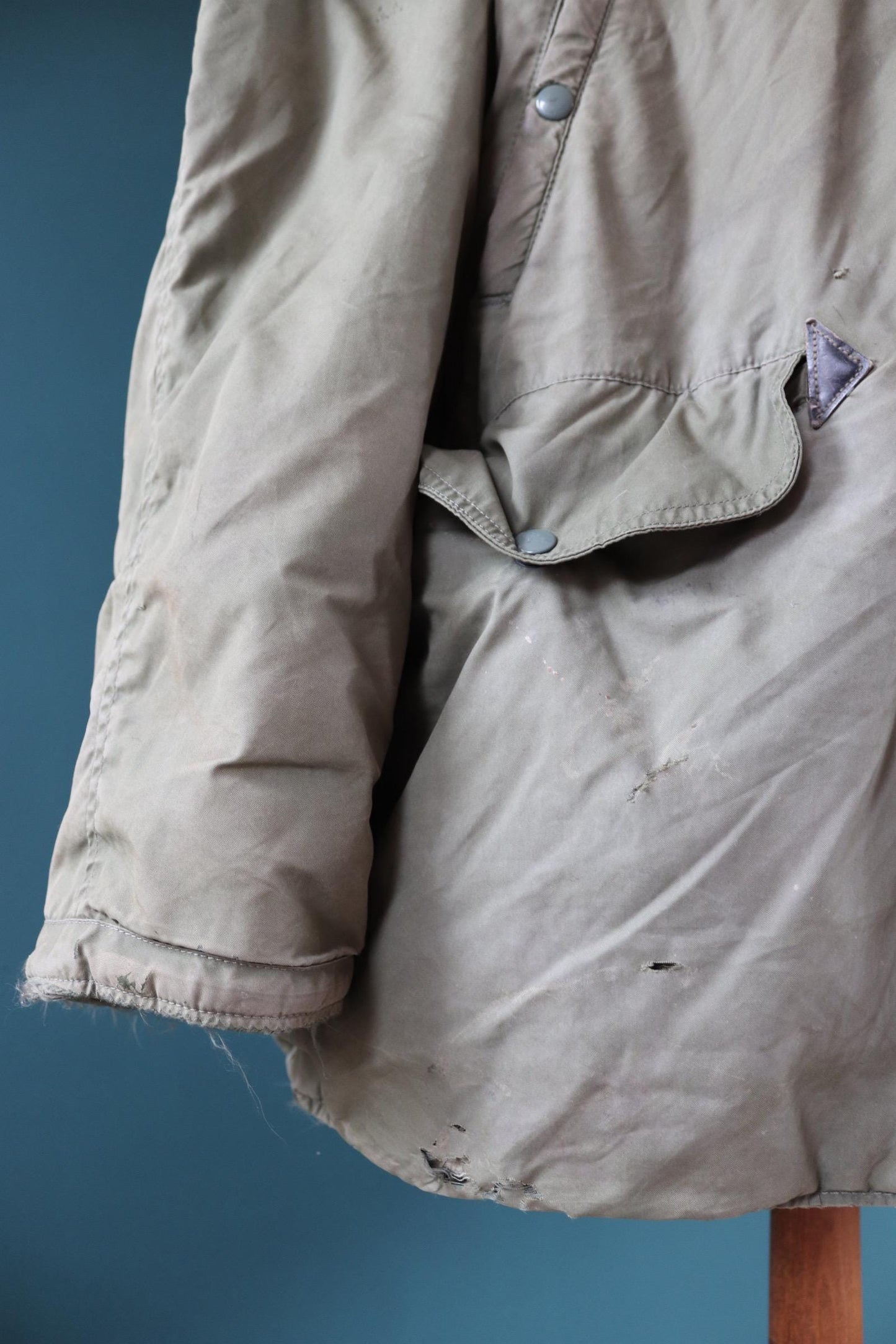 Vintage 1970s USAF N3B parka - US Air Force green snorkel jacket - 58” chest - extreme cold weather - Vietnam era