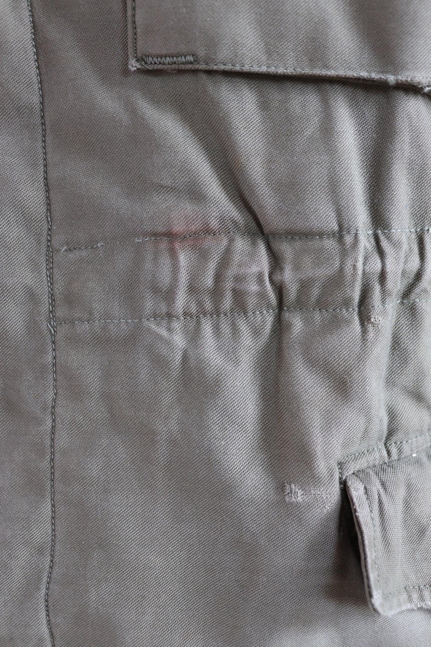 Vintage 1940s US army field jacket - WW2 M43 - green sateen cotton - 46” chest