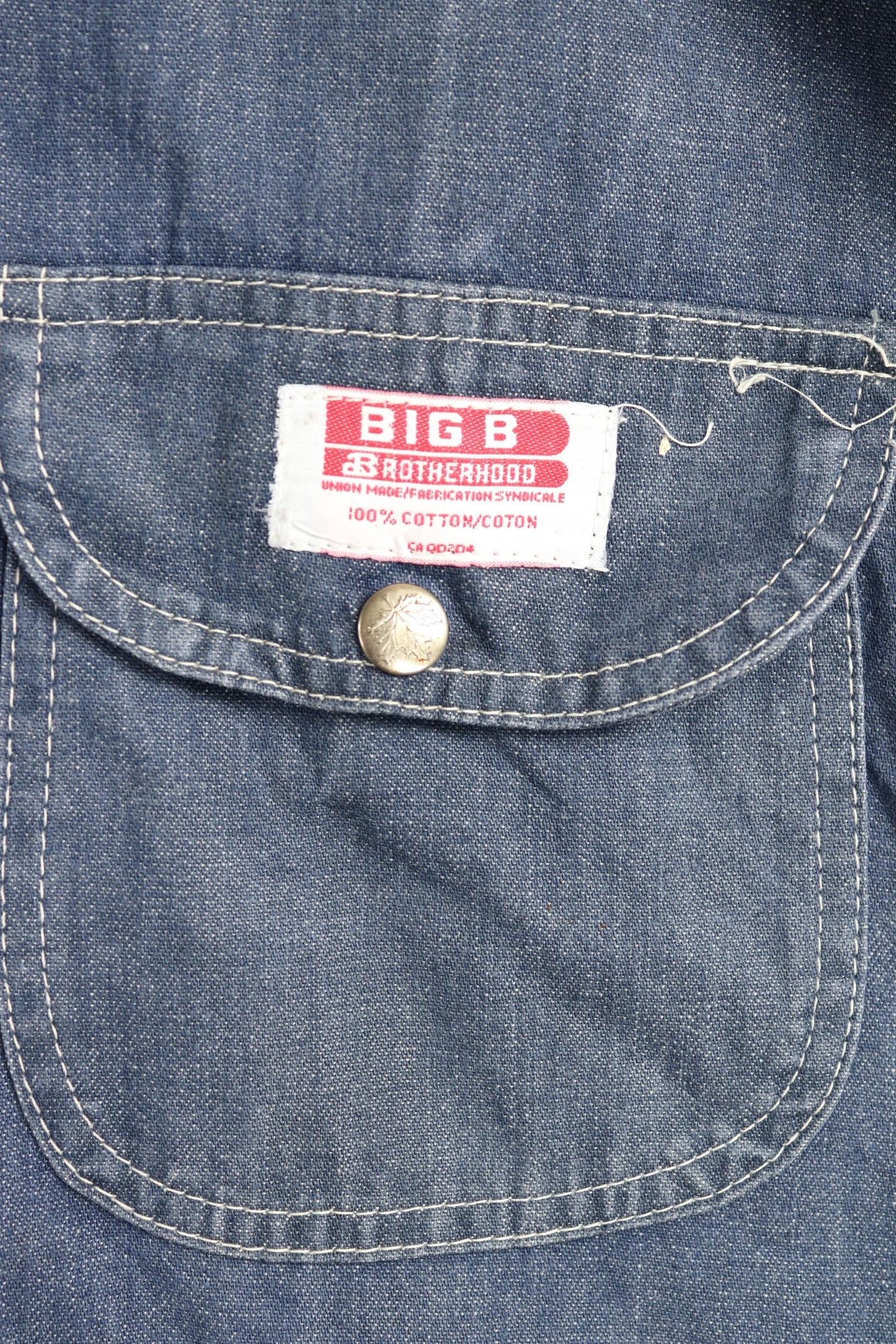 Vintage 1970s 80s workwear coveralls - blue denim overalls - 54” x 47” x 33” - mechanic boiler suit - Goodwood