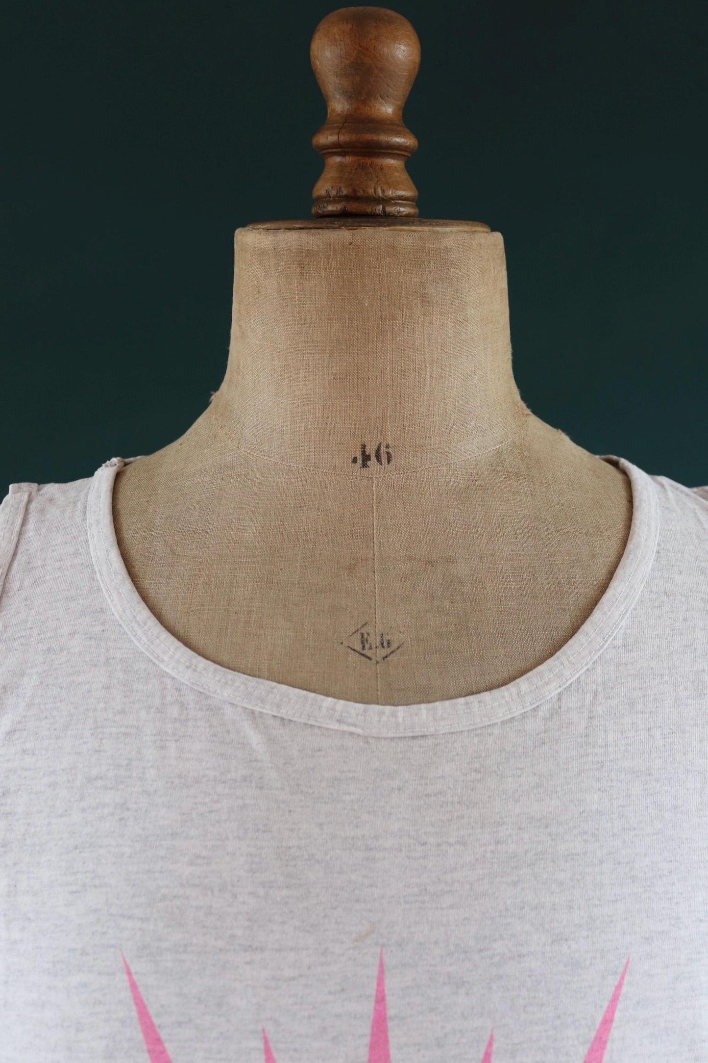 Vintage 1990s Hobie vest top - neon vest - street hockey graphic - surf singlet - 51” chest
