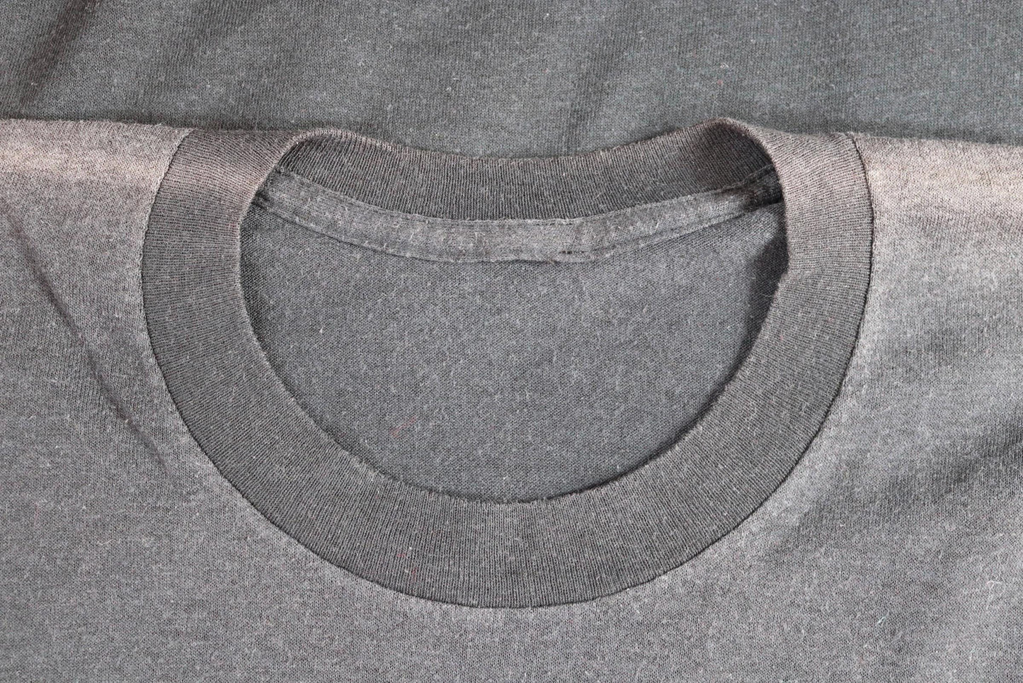 Vintage 1990s faded black t shirt - sleeveless vest top - 41” chest