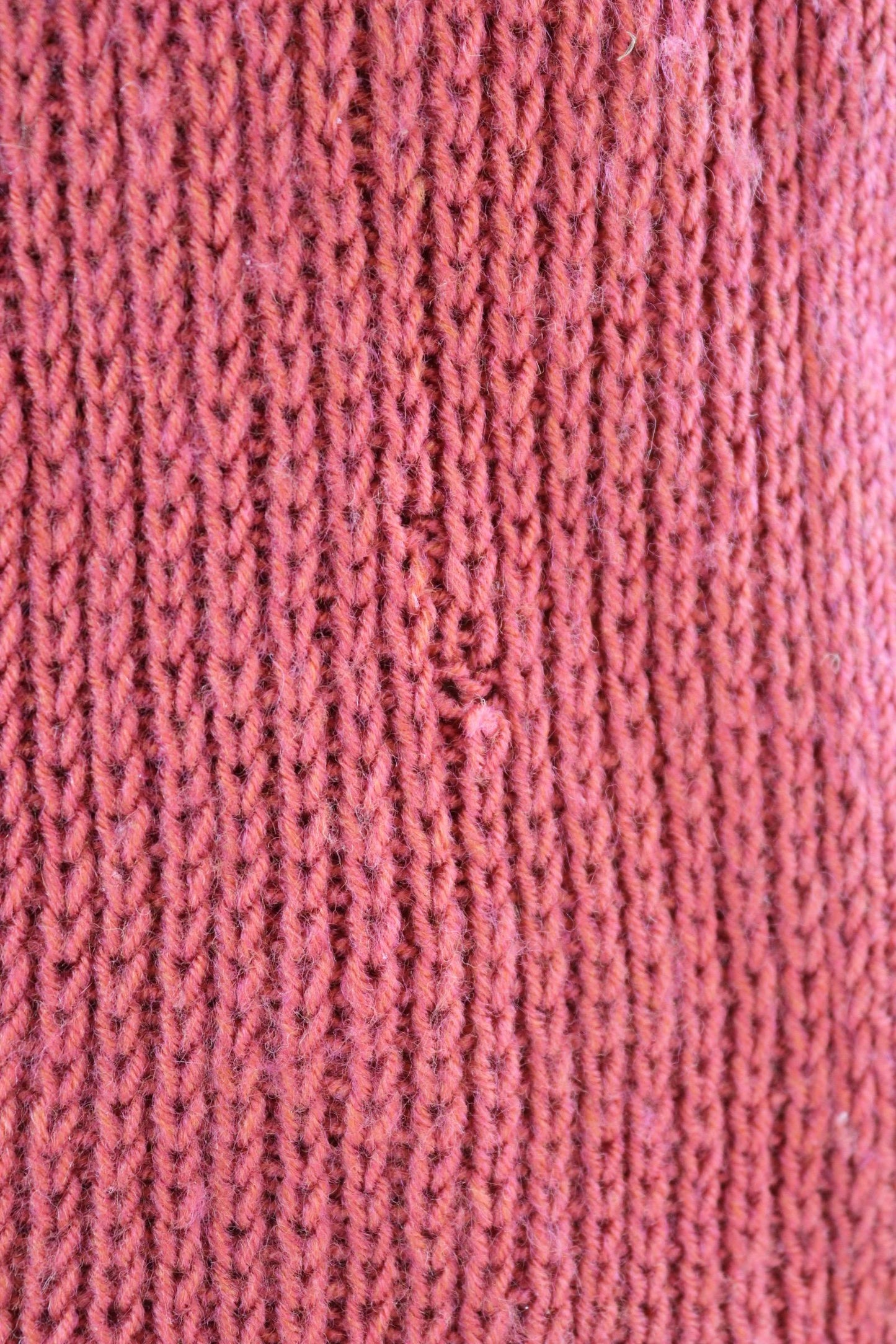 Vintage 1950s 60s French hand knitted sweater - handmade jumper - darned knitwear - 40” chest