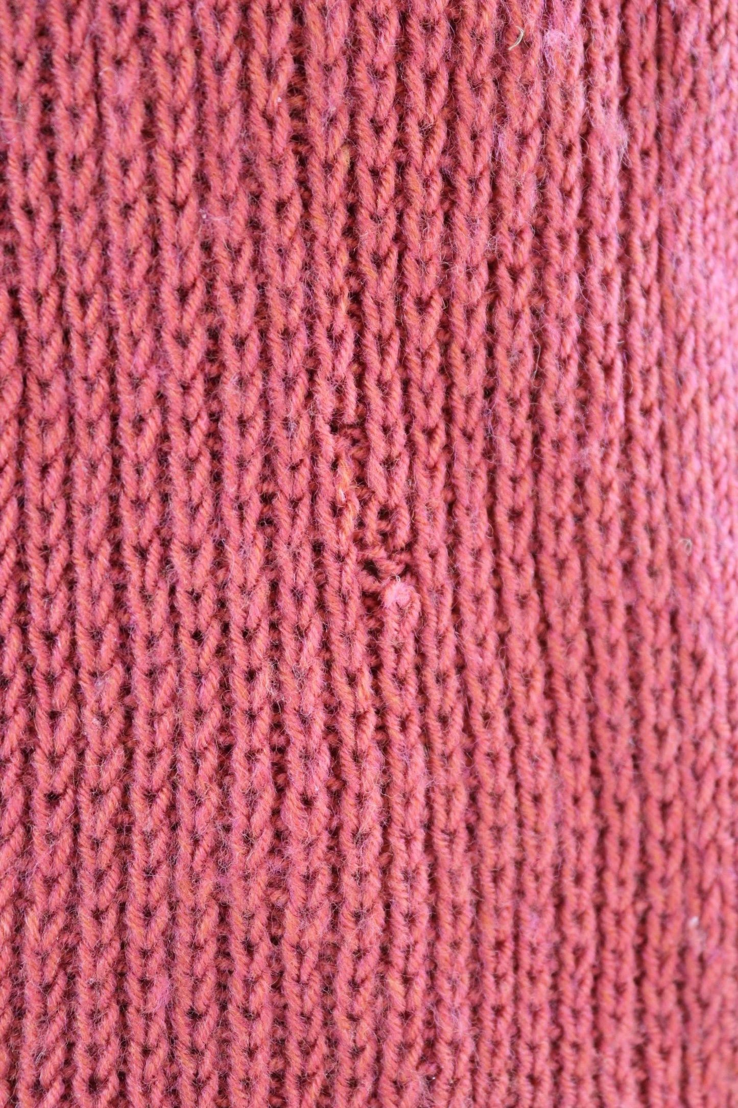 Vintage 1950s 60s French hand knitted sweater - handmade jumper - darned knitwear - 40” chest