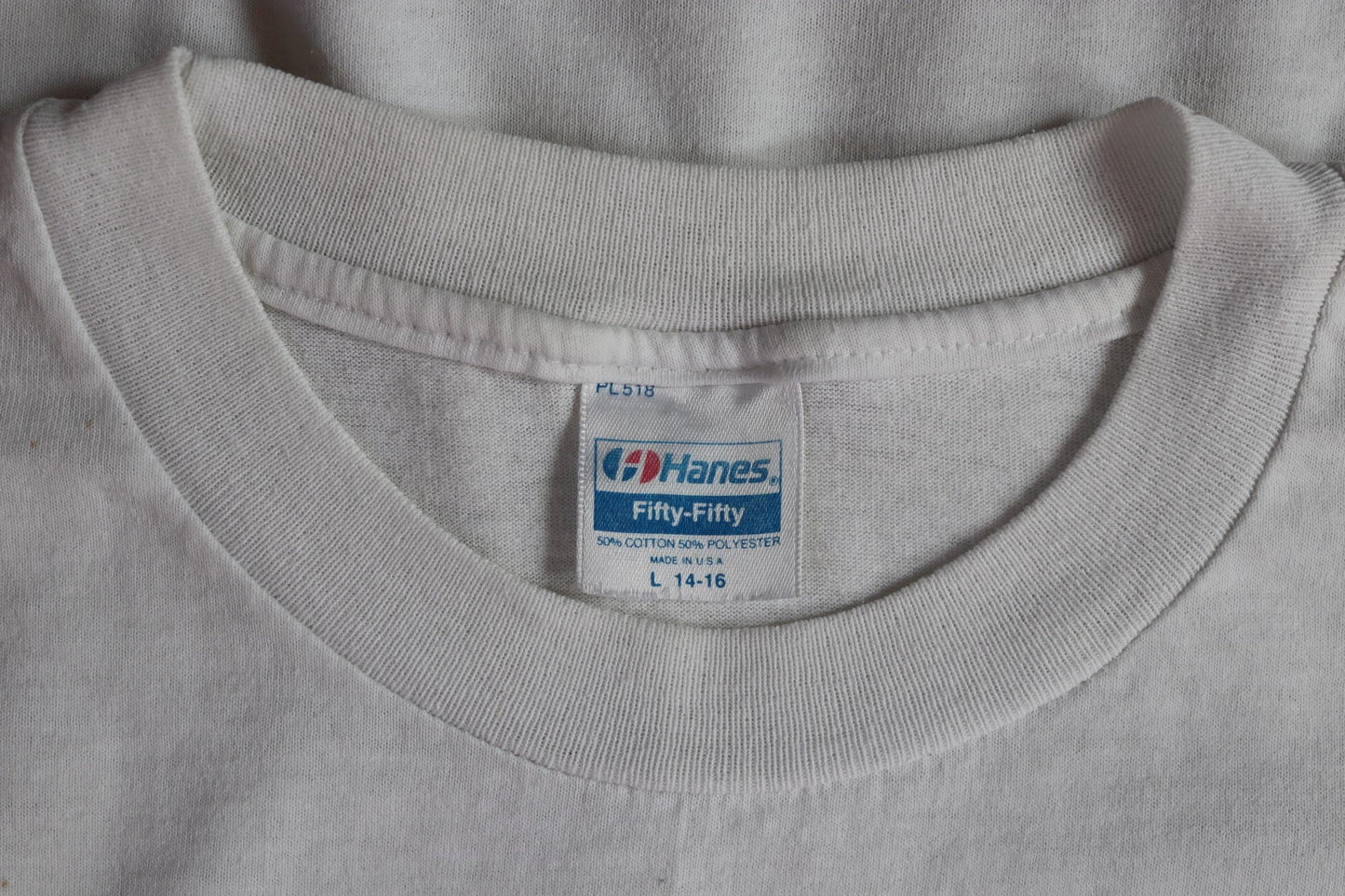 Vintage 1980s 90s anti drugs t shirt - school logo print - 36” chest