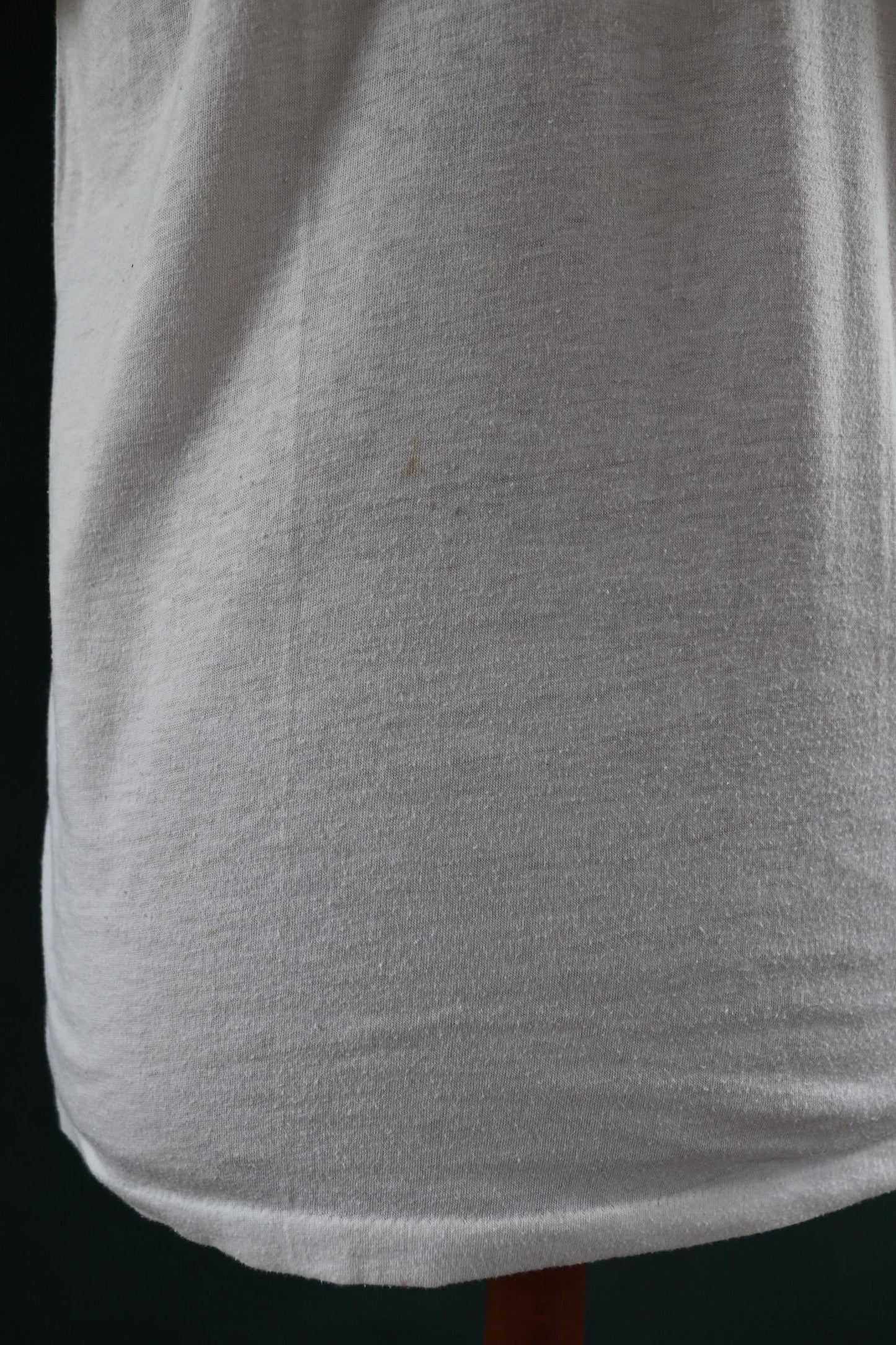 Vintage 1980s NYC white t shirt - single stitch - car dealership tee - Renault car print - 42” chest