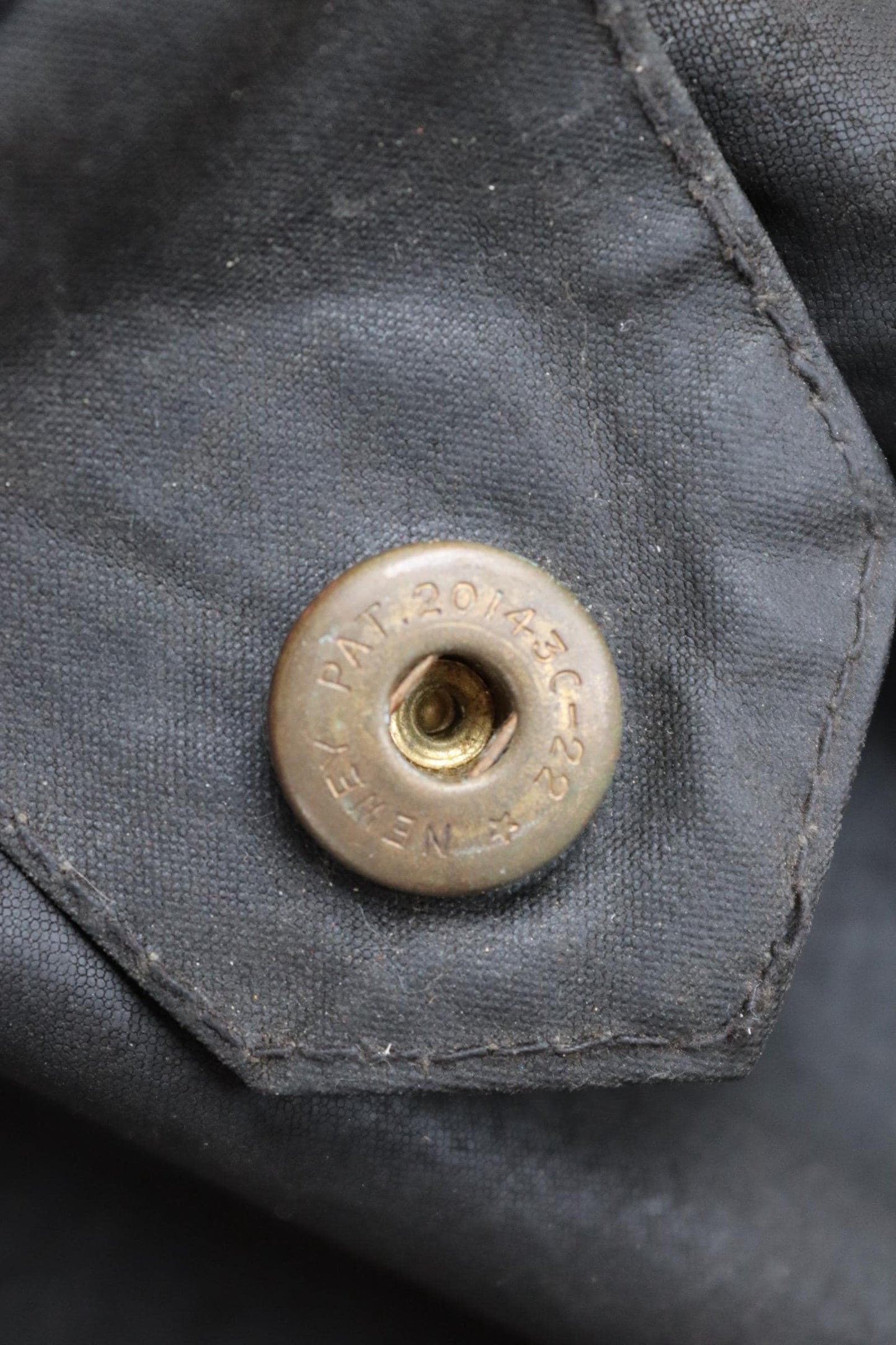 Vintage 1950s Barbour International Suit trousers - waxed cotton - 30" x 27" - Newey press studs - for motorcycle riding - dispatch rider