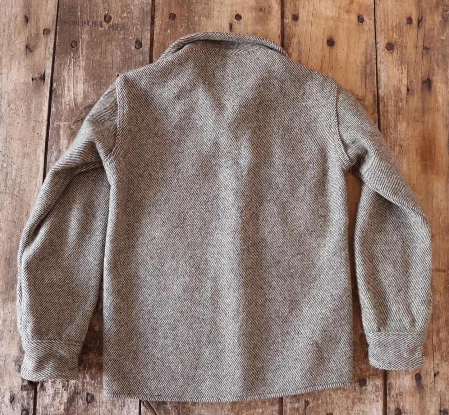 Vintage 1980s Woolrich camp shirt - wool CPO - 35” chest