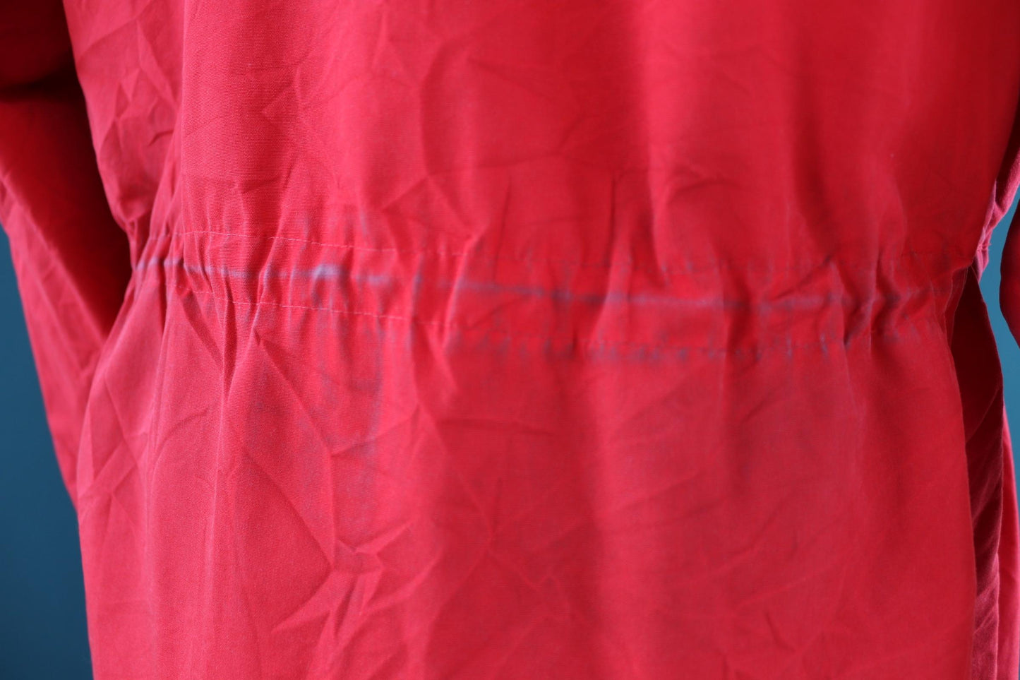 Vintage 1980s Norwegian skiiing smock - hiking anorak - 50” chest - fur hood