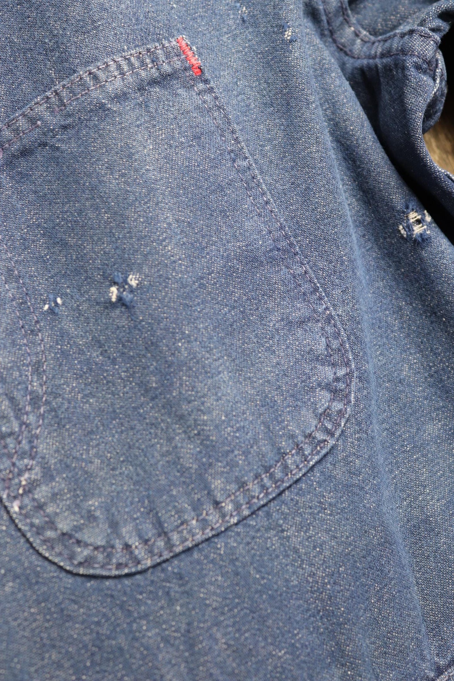 Vintage 1970s 80s workwear coveralls - Wrangler overalls - blue denim chore - 50” x 42” x 29” - mechanic boiler suit