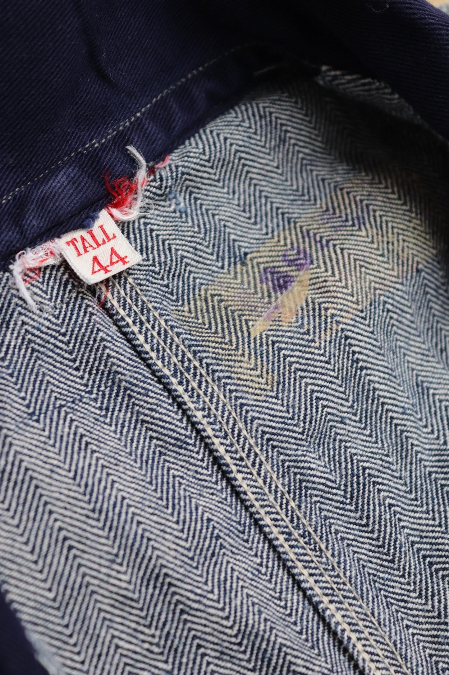 Vintage 1960s workwear coveralls - herringbone denim overalls - 46” x 39” x 32” - mechanic boiler suit - Goodwood outfit