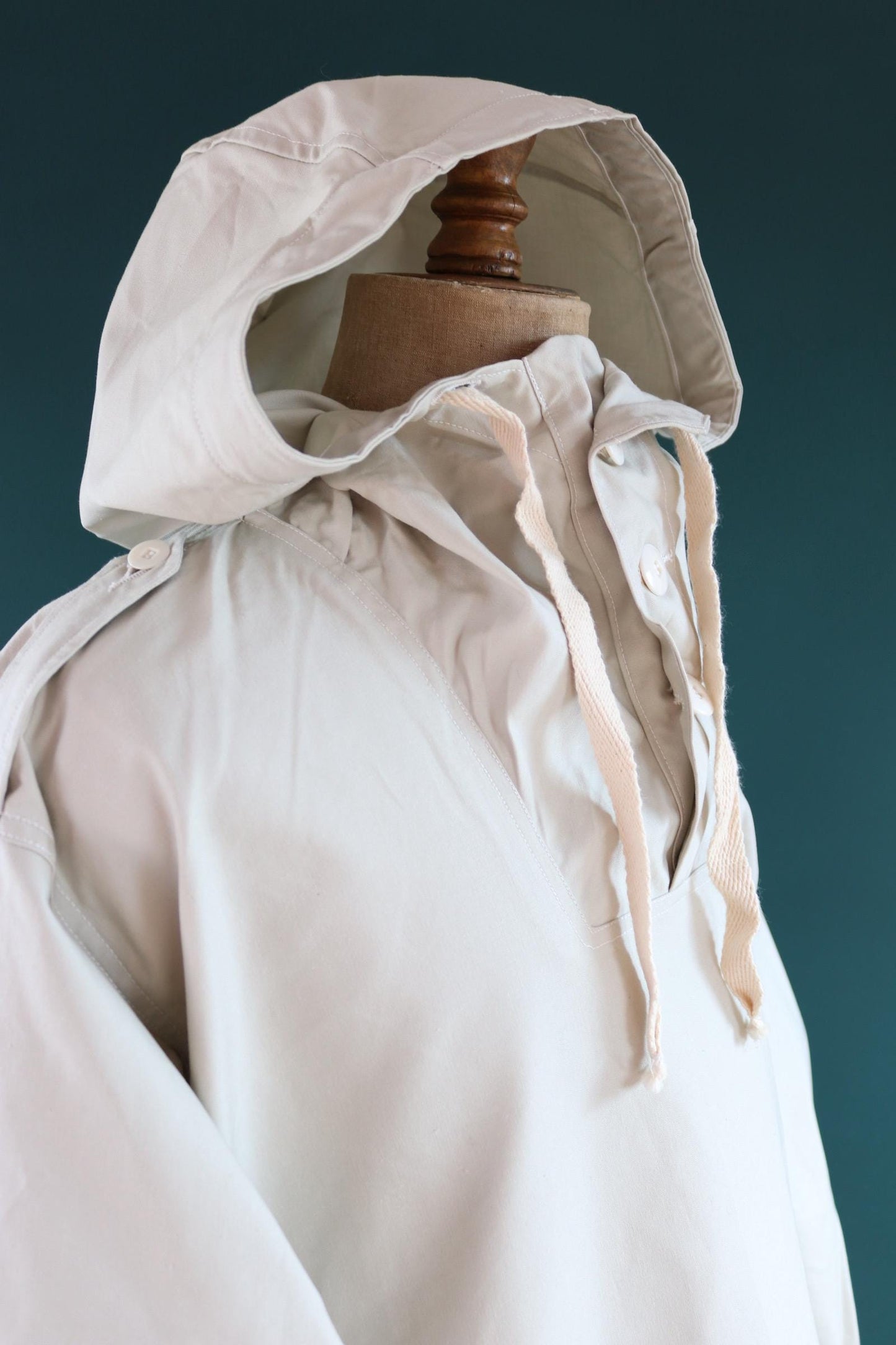 Vintage 1960s Swedish snow blouse smock - snoblus - military anorak - 58” chest