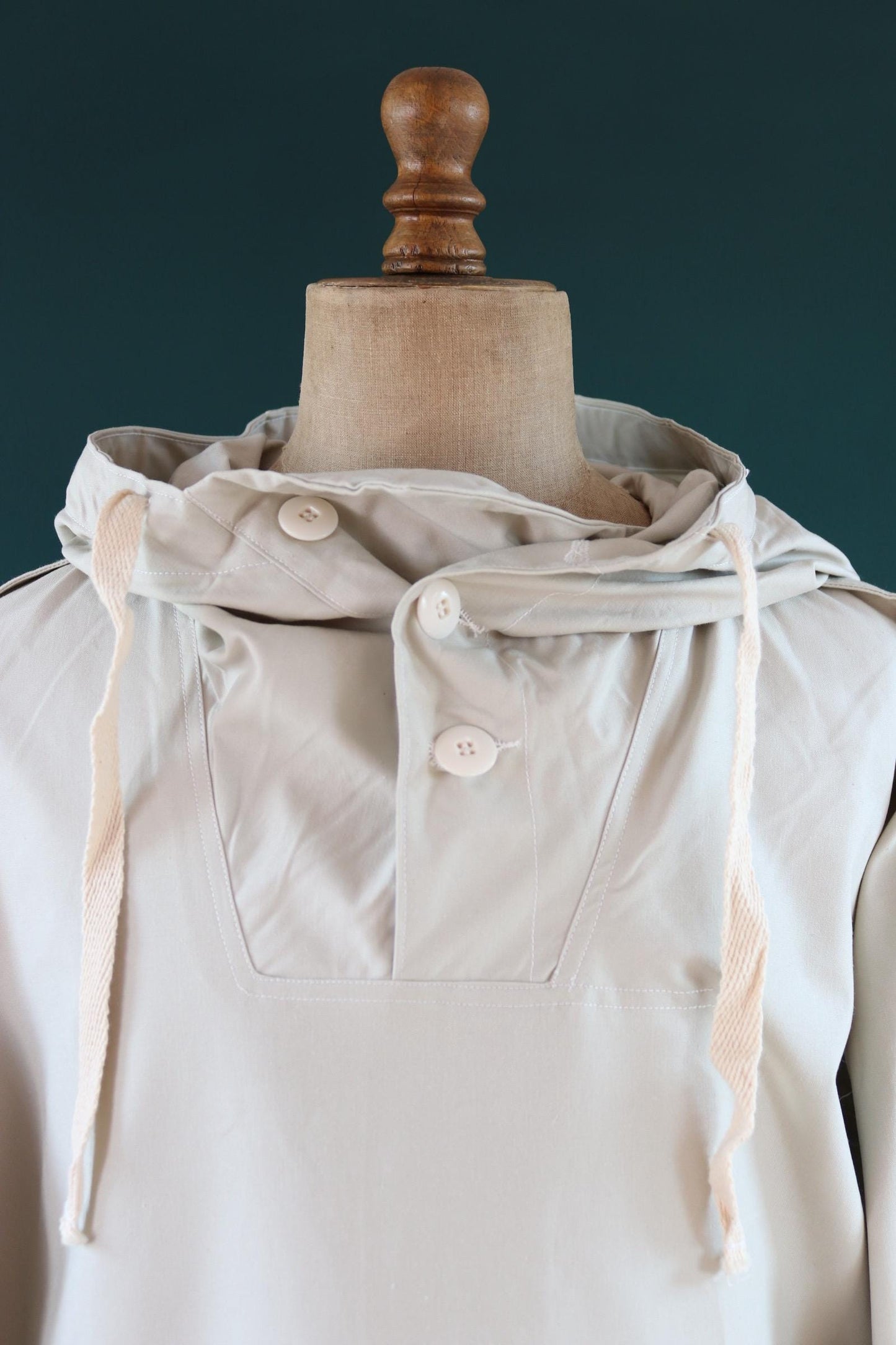 Vintage 1960s Swedish snow blouse smock - snoblus - military anorak - 58” chest