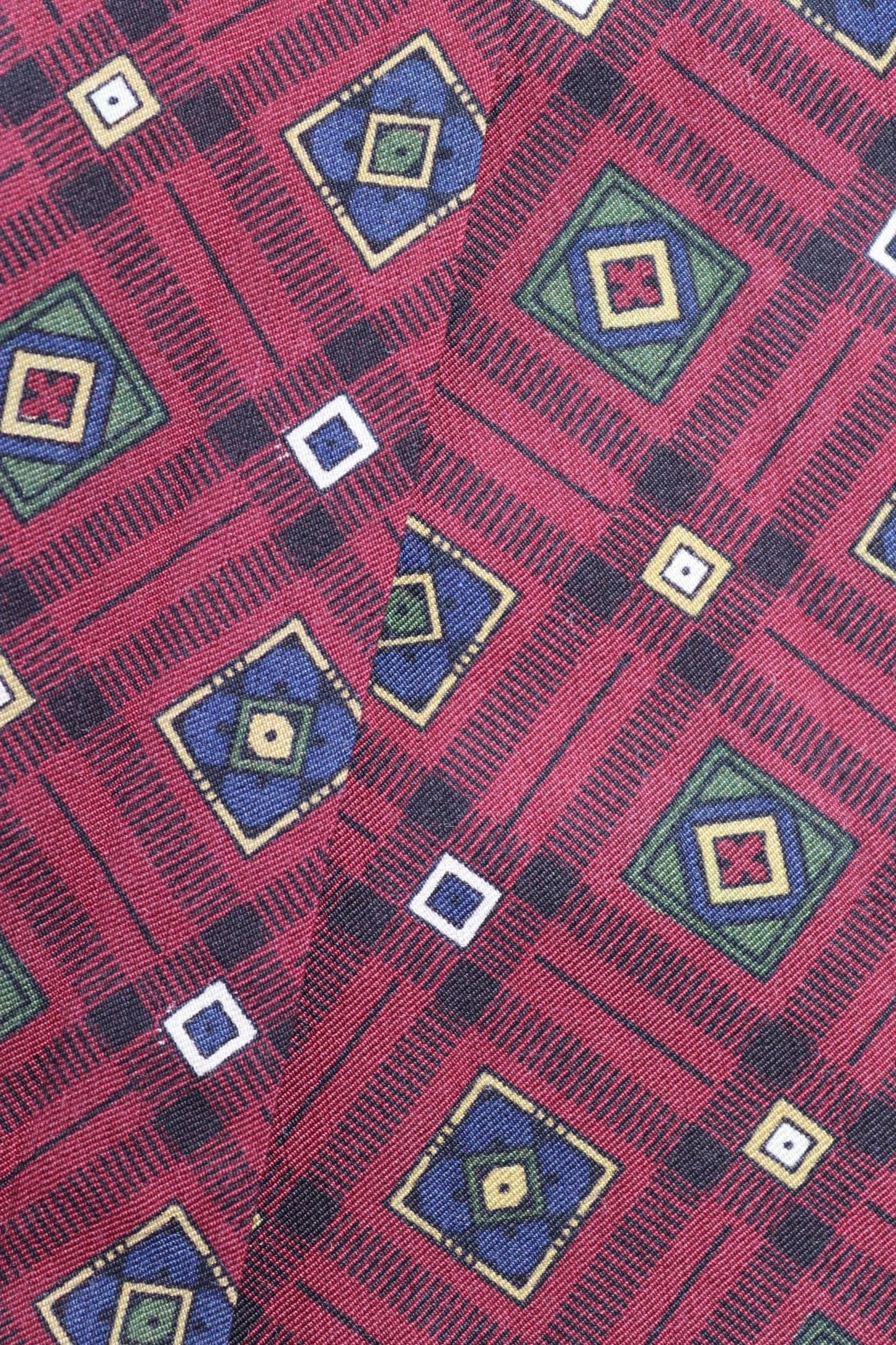 Vintage Italian scarf - silk and wool - mod style - Goodwood - wedding attire