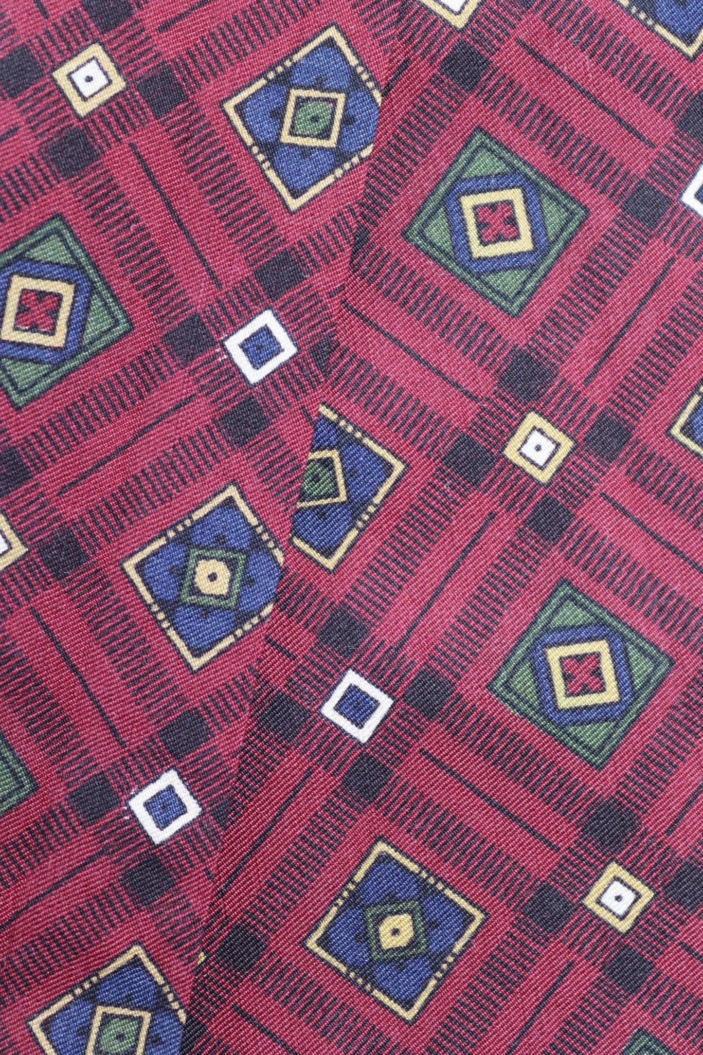Vintage Italian scarf - silk and wool - mod style - Goodwood - wedding attire