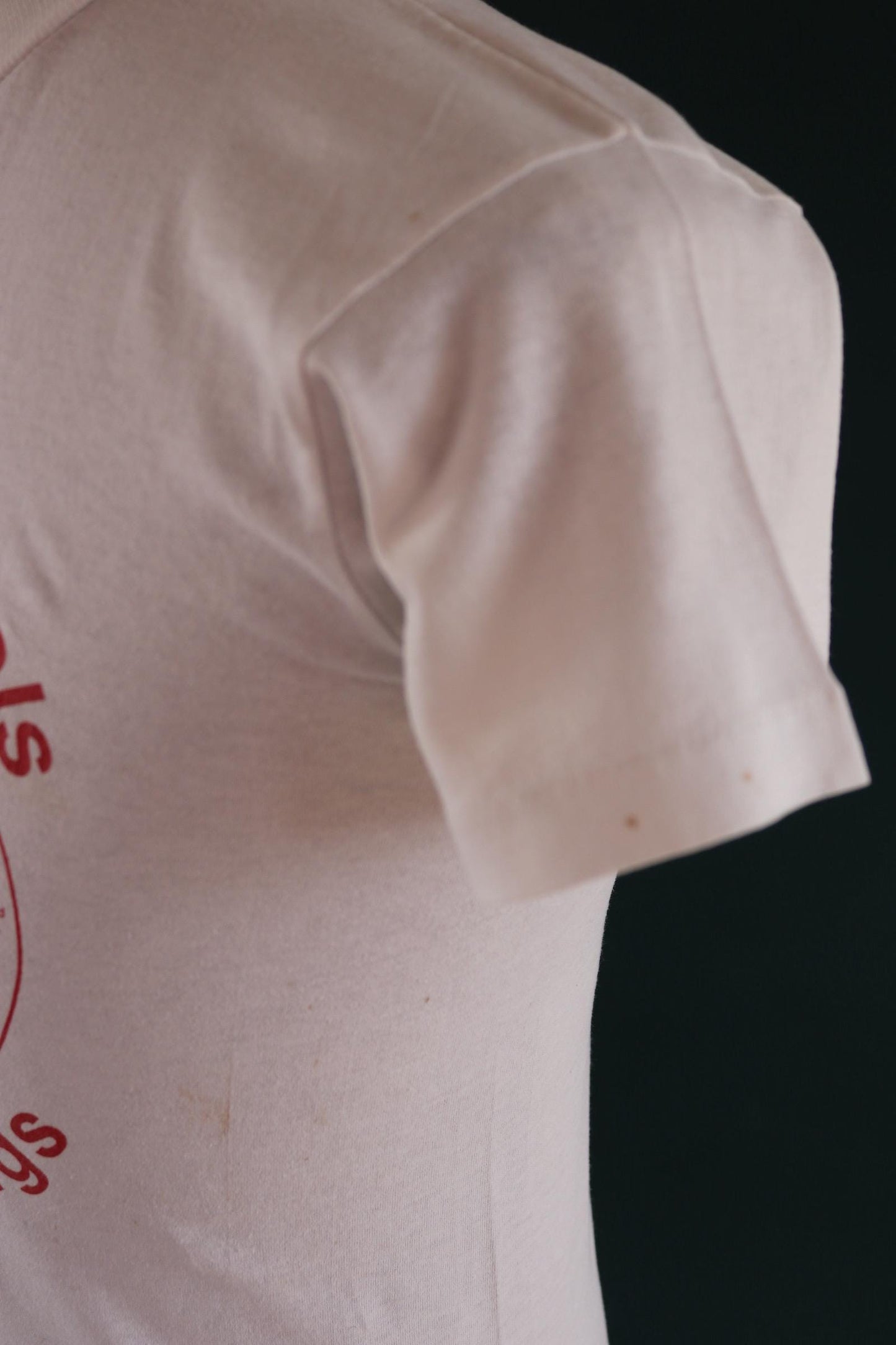Vintage 1980s 90s anti drugs t shirt - school logo print - 36” chest