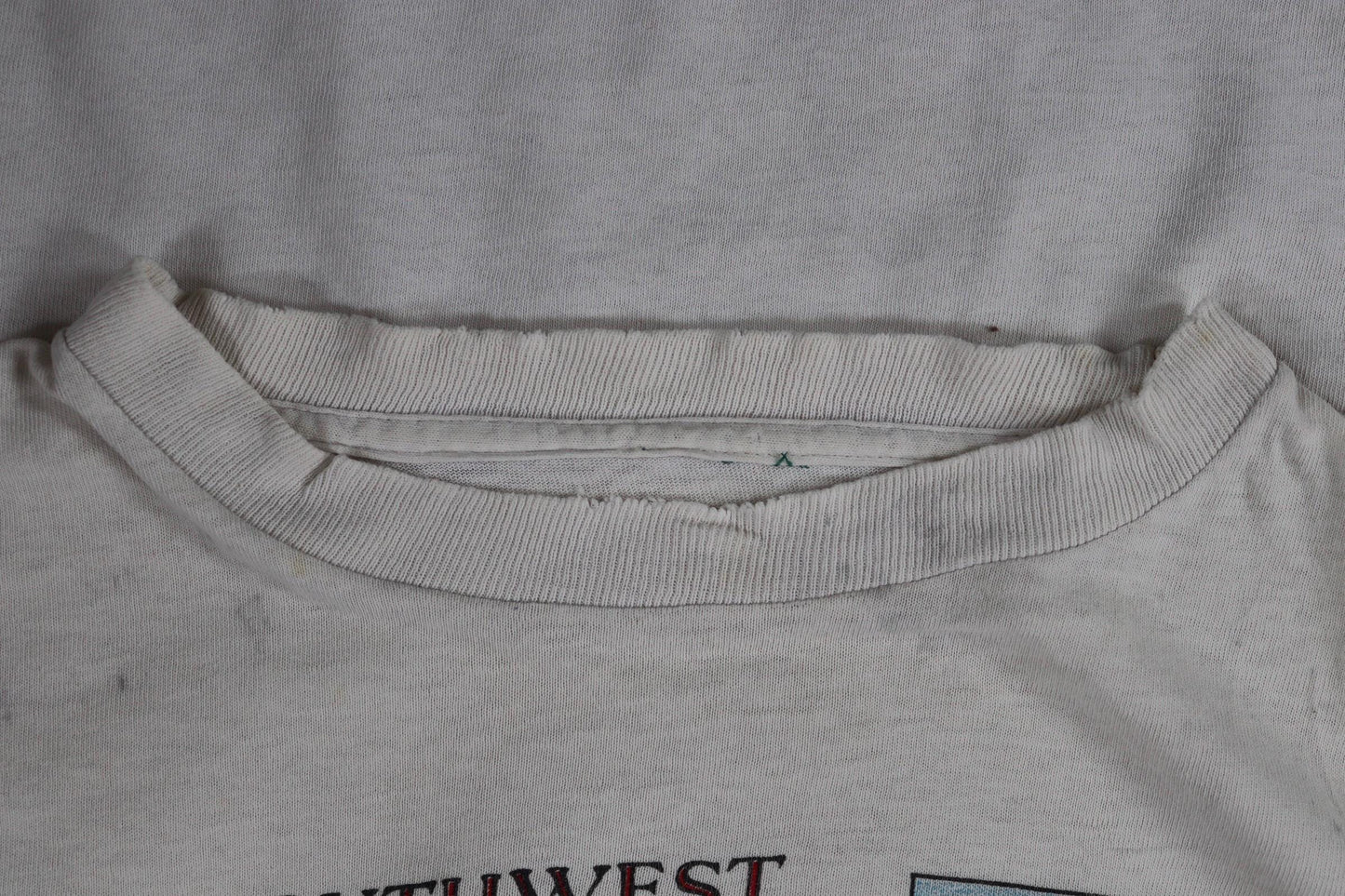 Vintage 1990s Southwest Desert t shirt - coyote print - nature design - 46” chest