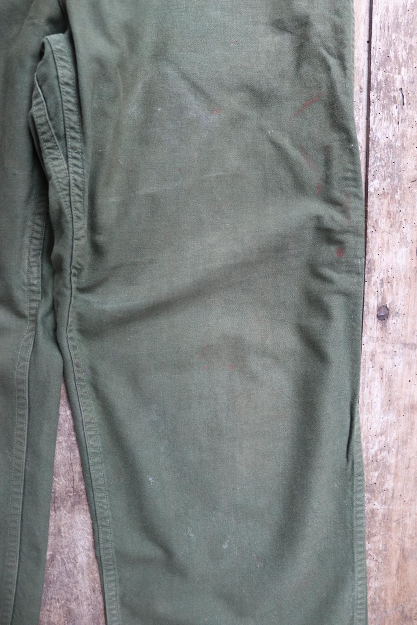 Vintage 1940s 50s Swedish military workwear trousers - utility chore pants - buckle back - 34” x 30”